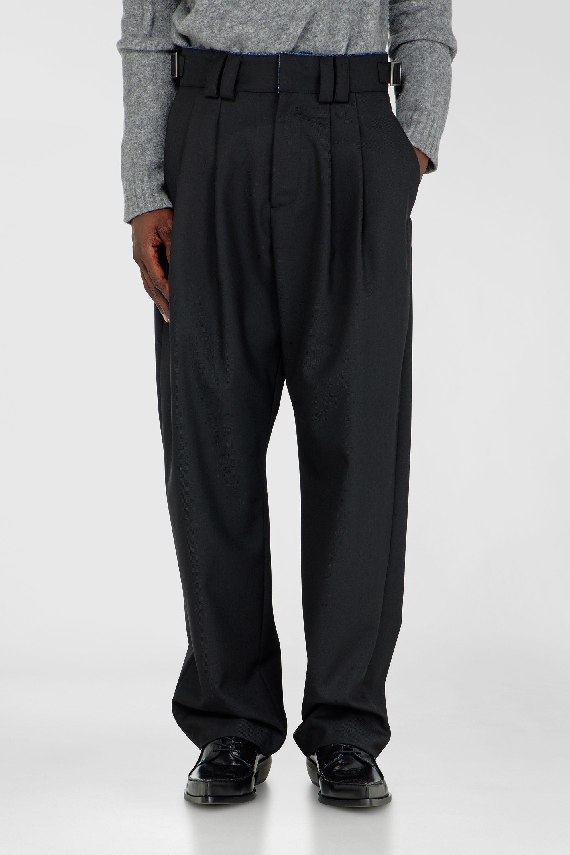 Diesel - P-HIT-COOL, Man's Tailored pants with denim detail in null - 3