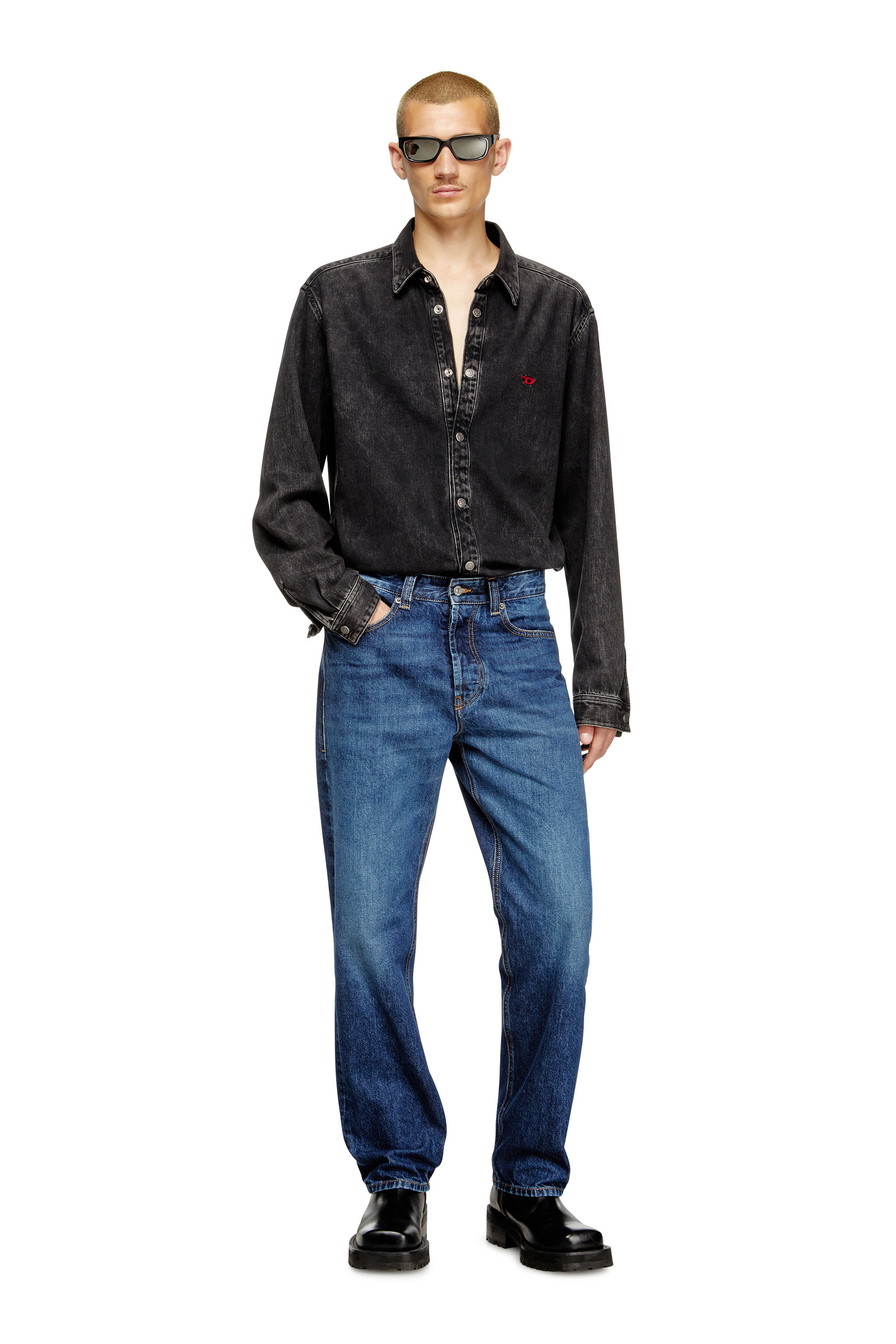 Diesel - Man's Regular Jeans 2024 D-Macs 09I27, Medium blue - 1