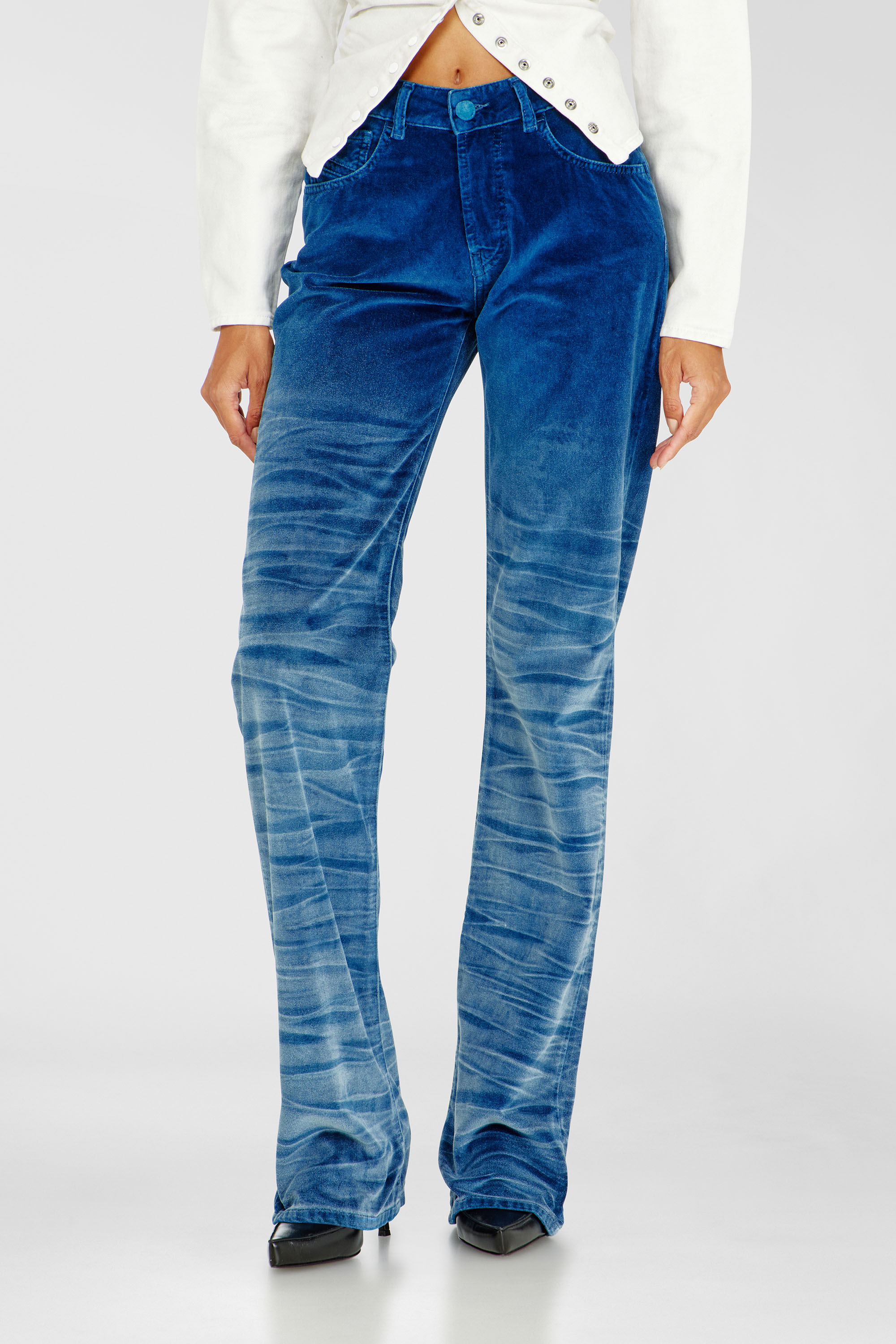 Diesel - Woman's Regular Jeans D-Lie 003PF, Dark Blue - 4