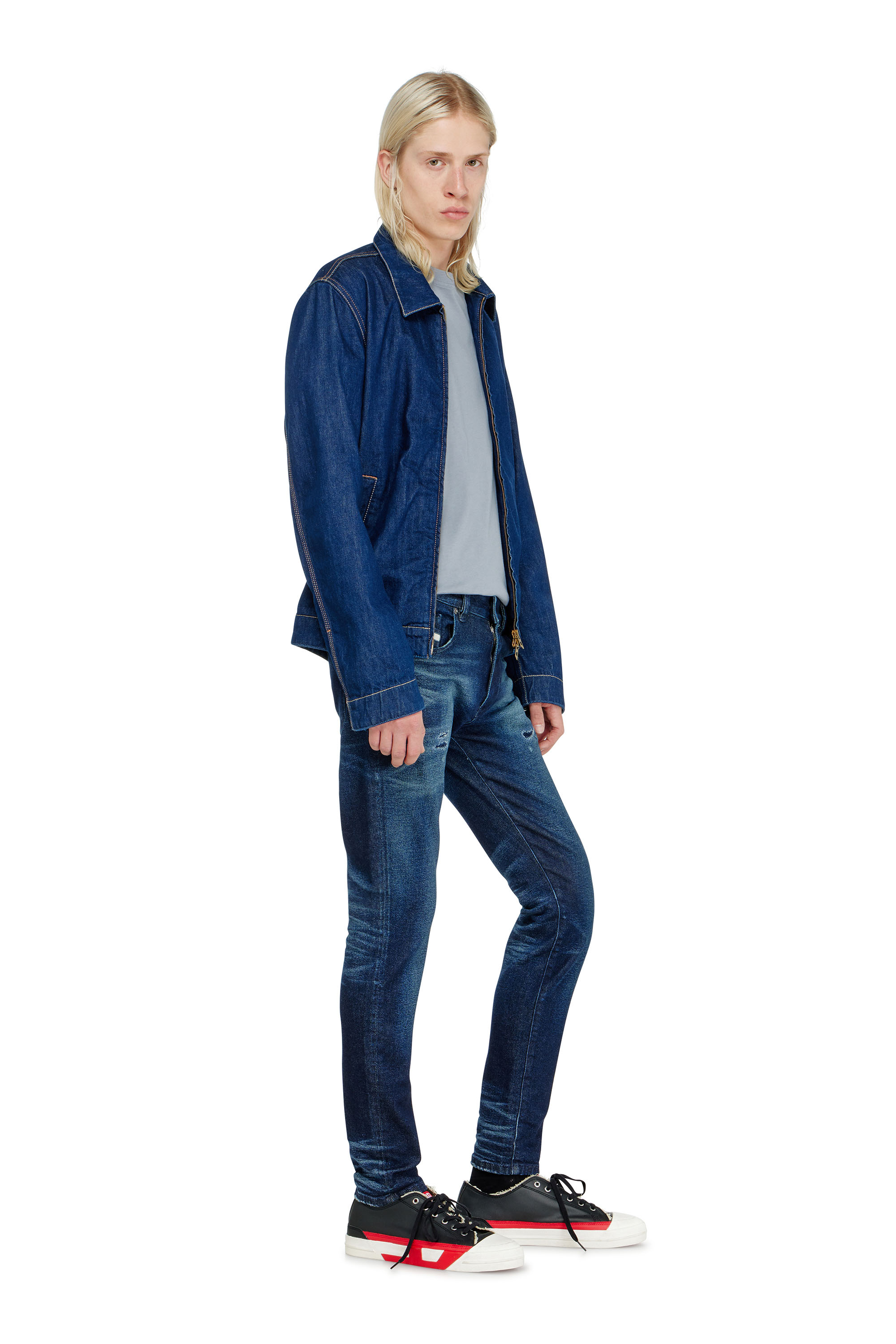 Diesel - Man's Slim Jeans 2019 D-Strukt 0KBBU, Dark Blue - 2