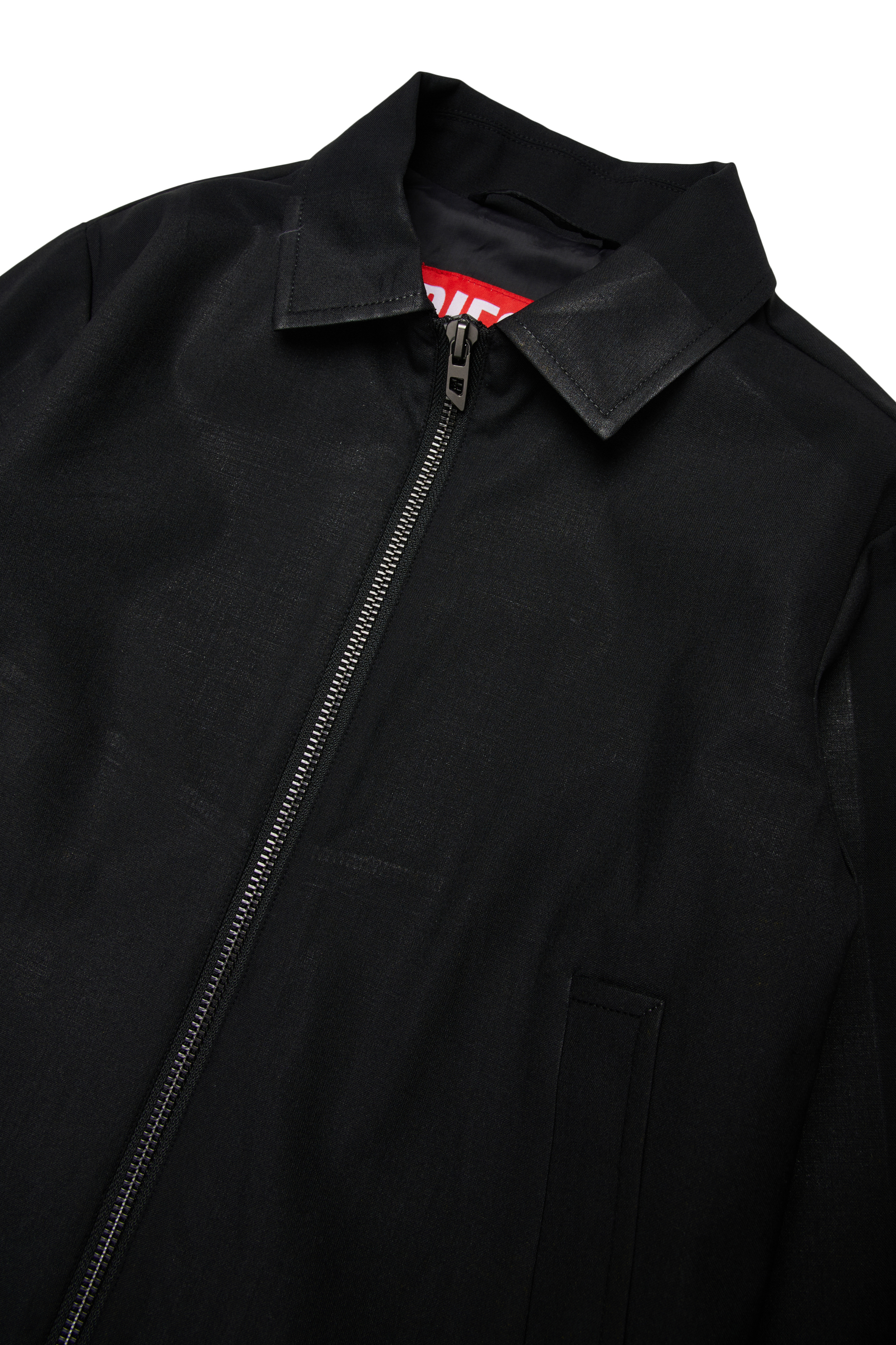 Diesel - JAKANE, Man's Jacket in coated cool wool in Black - 3