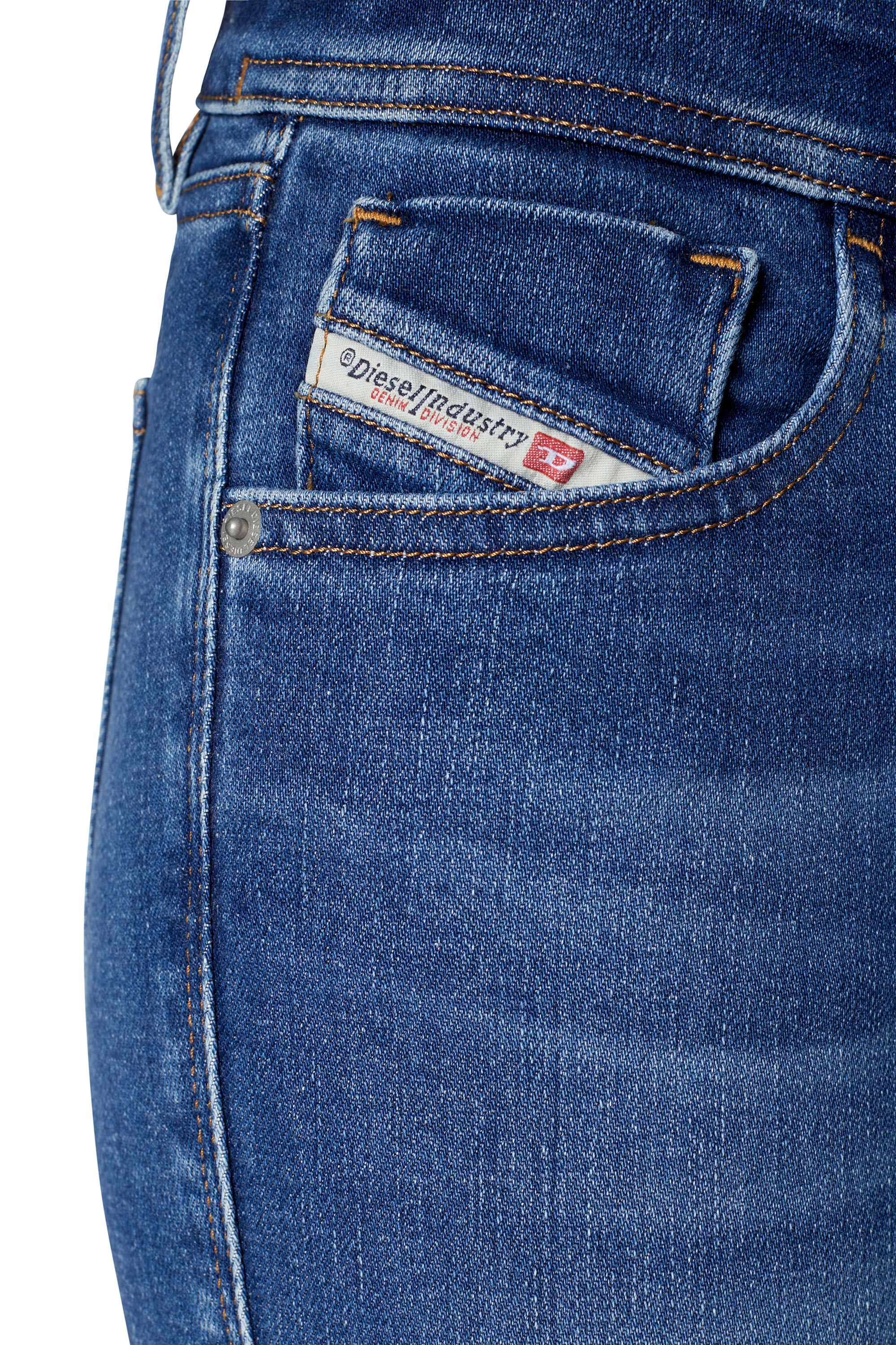 Diesel - Super skinny Jeans 2018 Slandy-Low 09C21, Medium blue - Image 4
