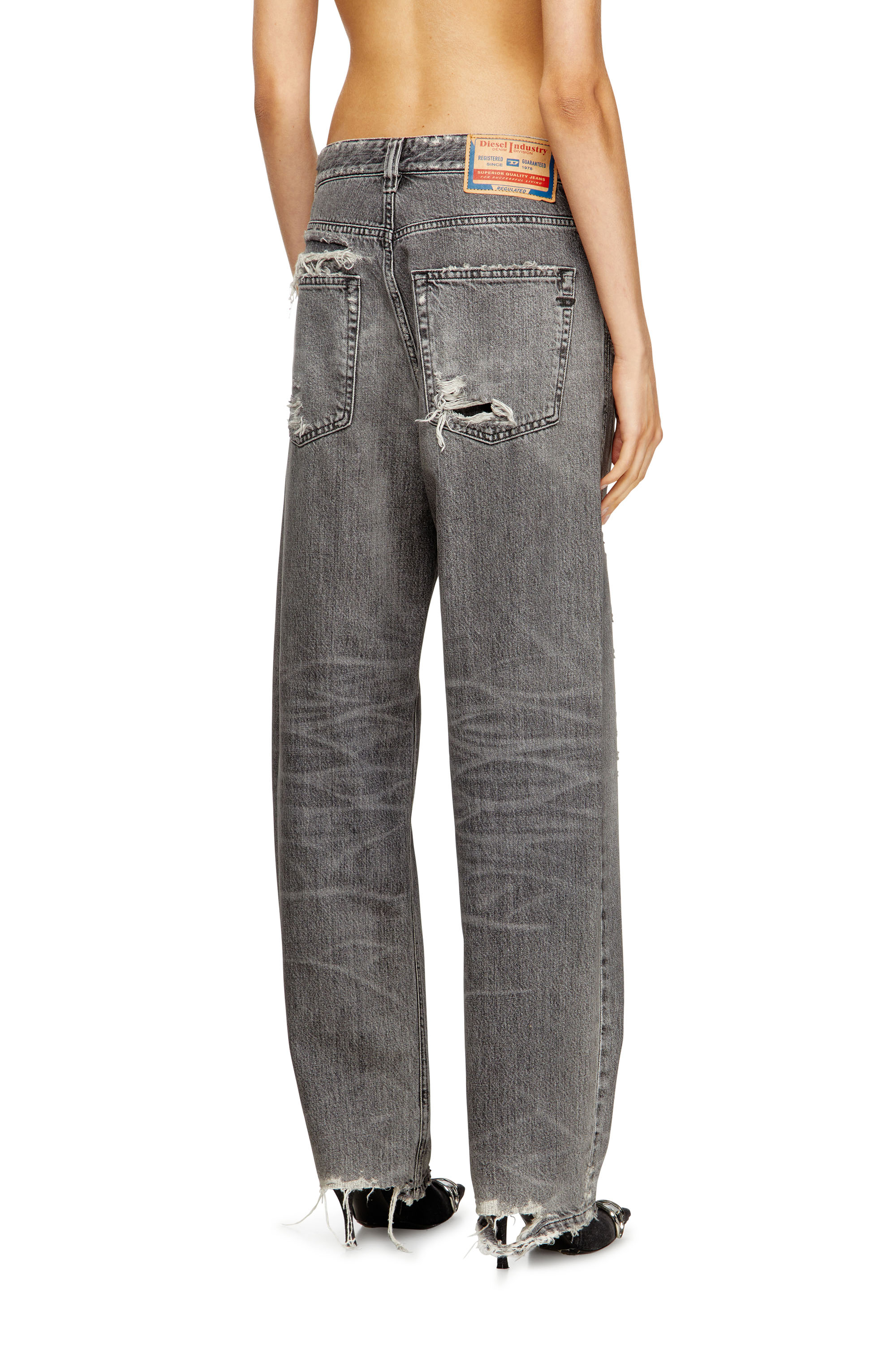 Diesel - Woman's Regular Jeans 1988 D-Ark 09M64, Grey - 4
