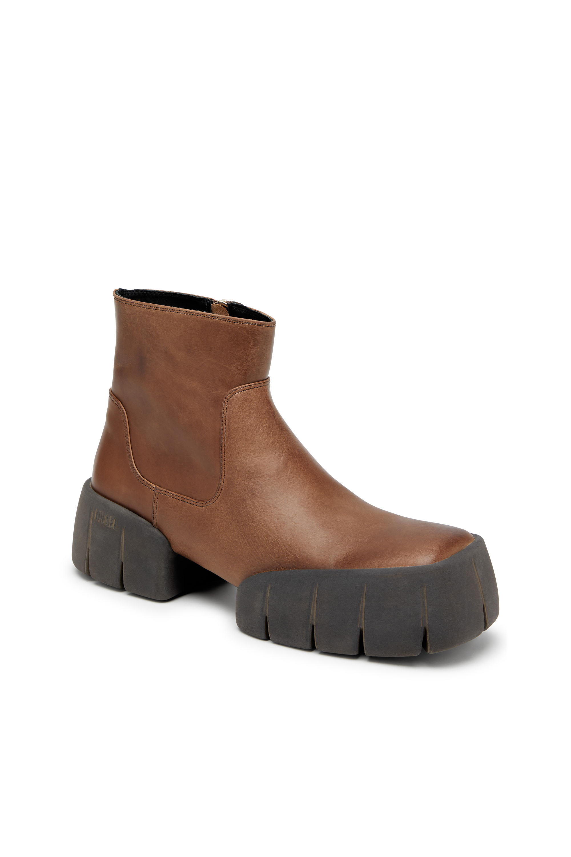 D-TEX BT, Brown Diesel - D-TEX BT, Man's D-Tex-Oiled leather ankle boots with split sole in Brown - 6