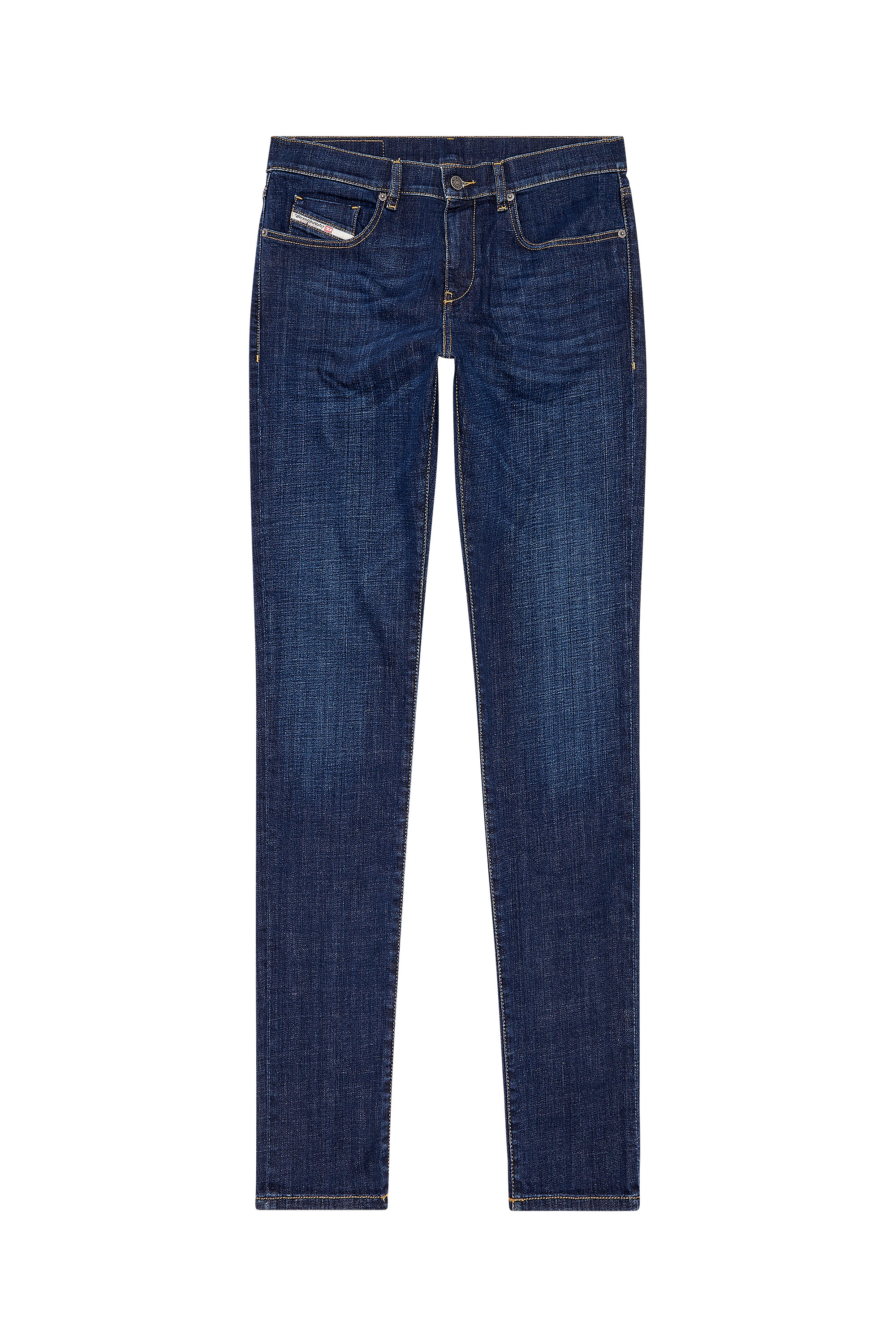 Diesel - Slim Jeans 2019 D-Strukt 09F89, Dark Blue - Image 5