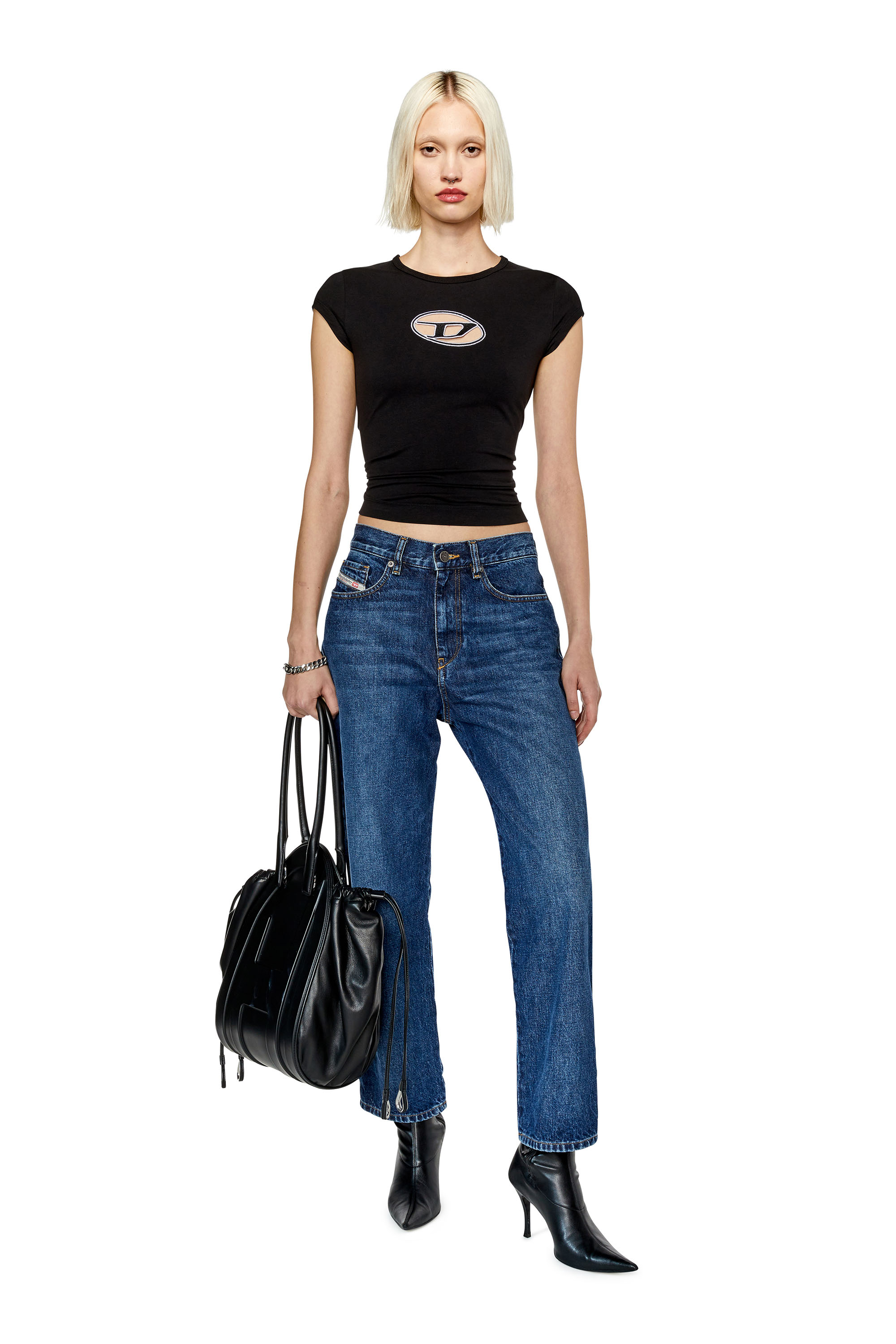 Diesel - Boyfriend Jeans 2016 D-Air 09F35, Medium blue - Image 4