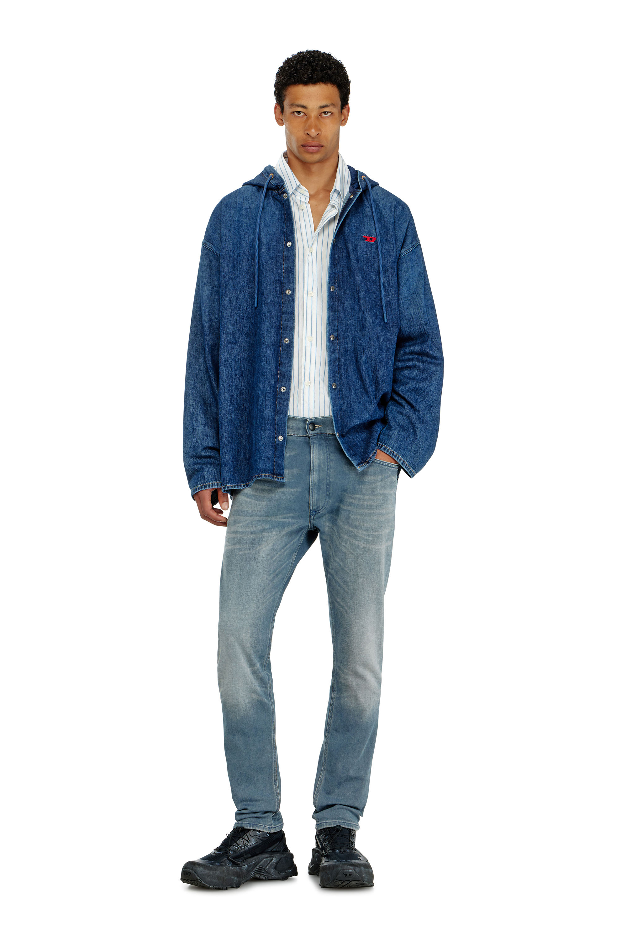 Diesel - Man's Regular 2032 D-Krooley-BW Joggjeans&reg; 09P91, Light Blue - 2