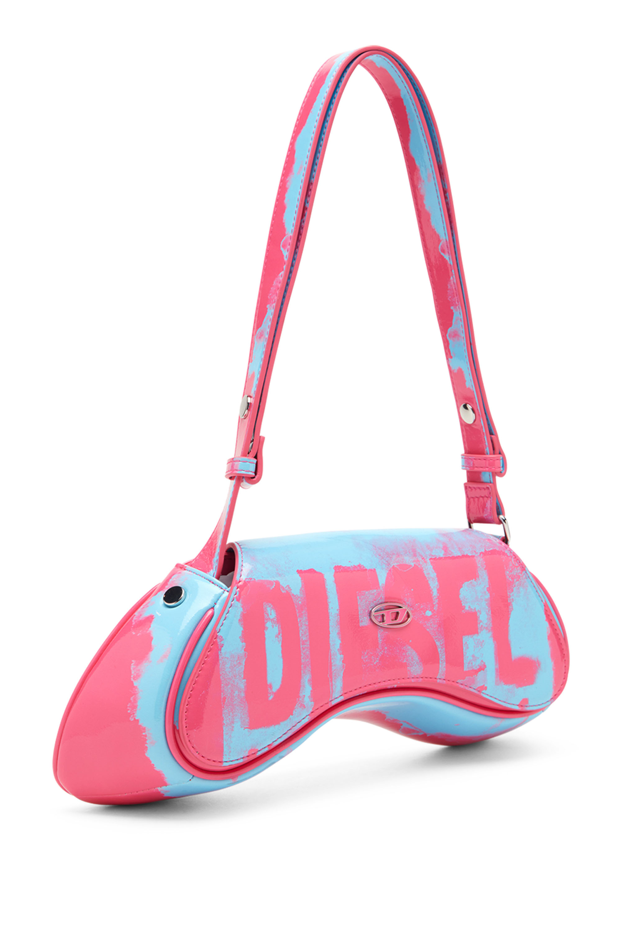 Diesel - PLAY CROSSBODY, Pink/Blue - Image 5