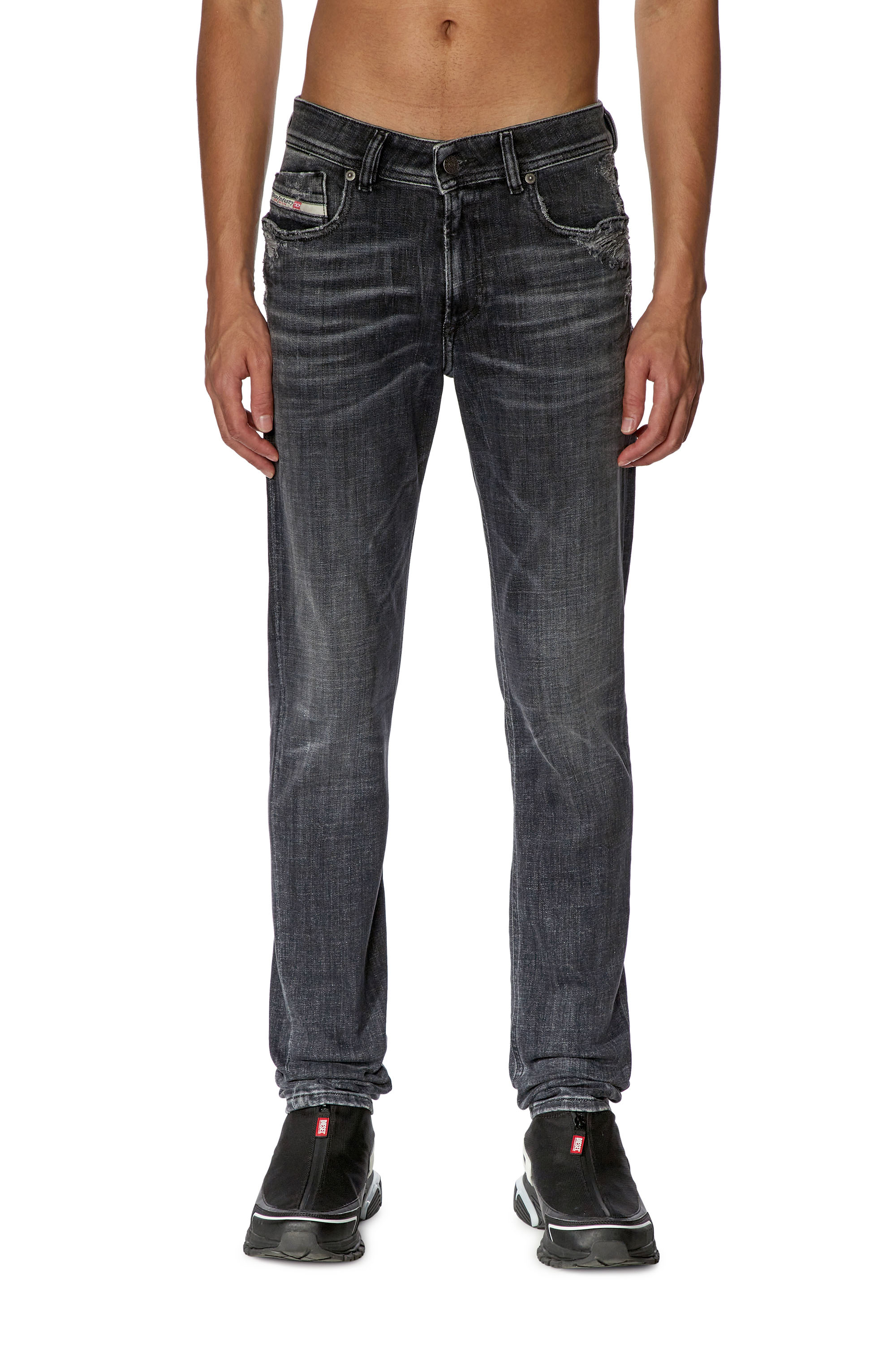 Diesel - Skinny Jeans 1979 Sleenker 09G37, Black/Dark grey - Image 1