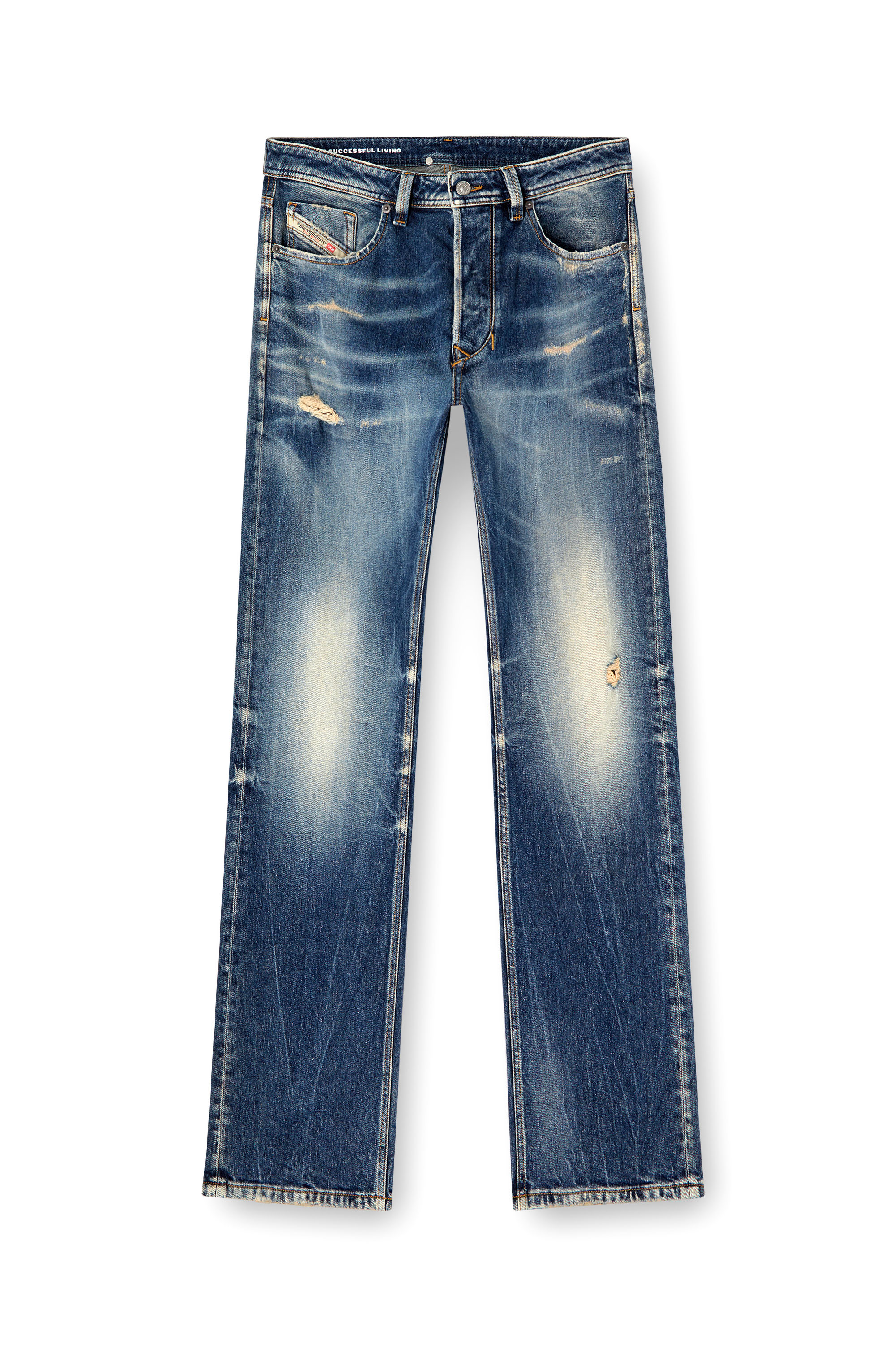 Diesel - Man's Regular Jeans 1985 Larkee 007Y6, Dark Blue - 5