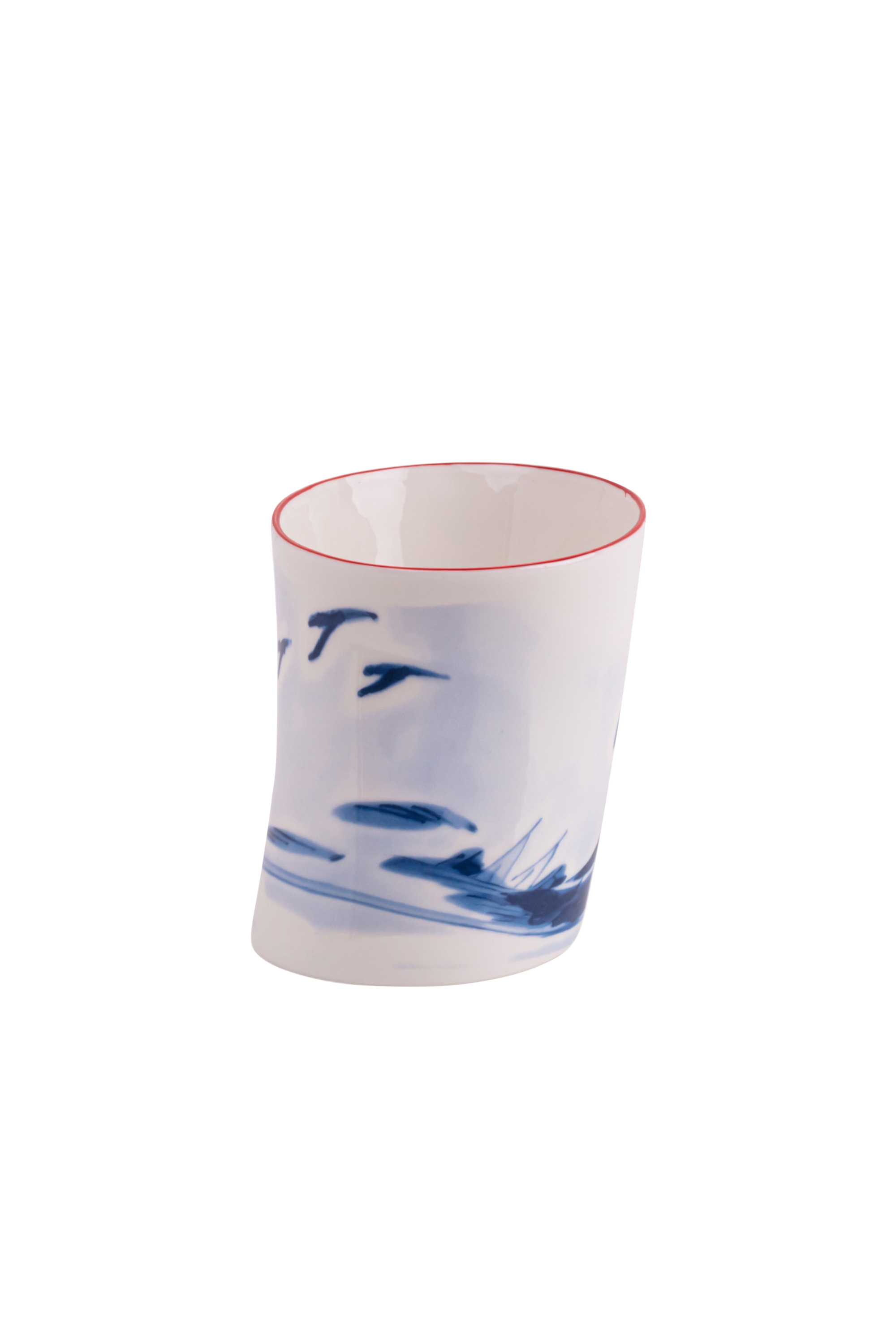 Diesel - 11259 PORCELAIN MUG "CLASSIC ON ACID" -, Unisex's Porcelain mug in White/Blue - 3