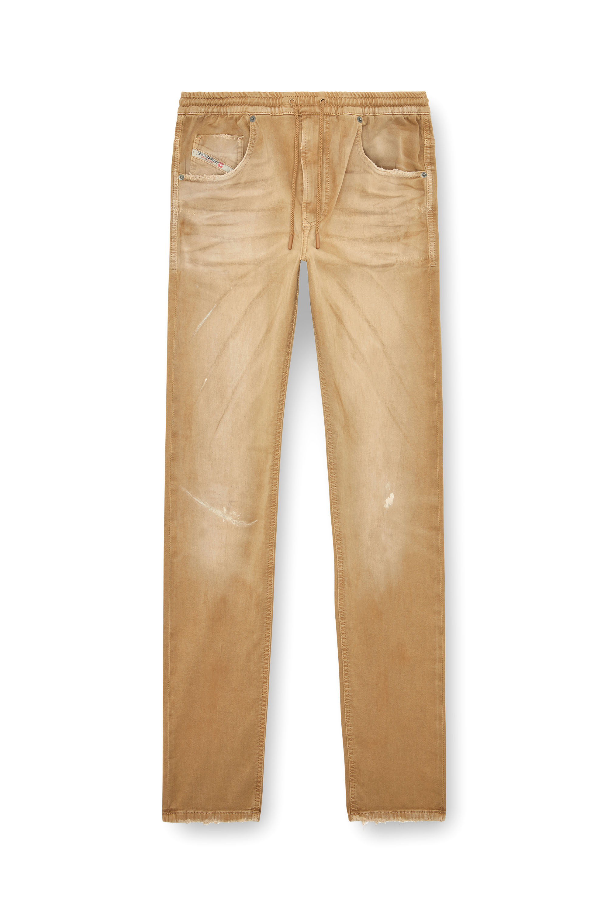 Diesel - Man Tapered 2030 D-Krooley Joggjeans® 068LW, Brown - Image 5