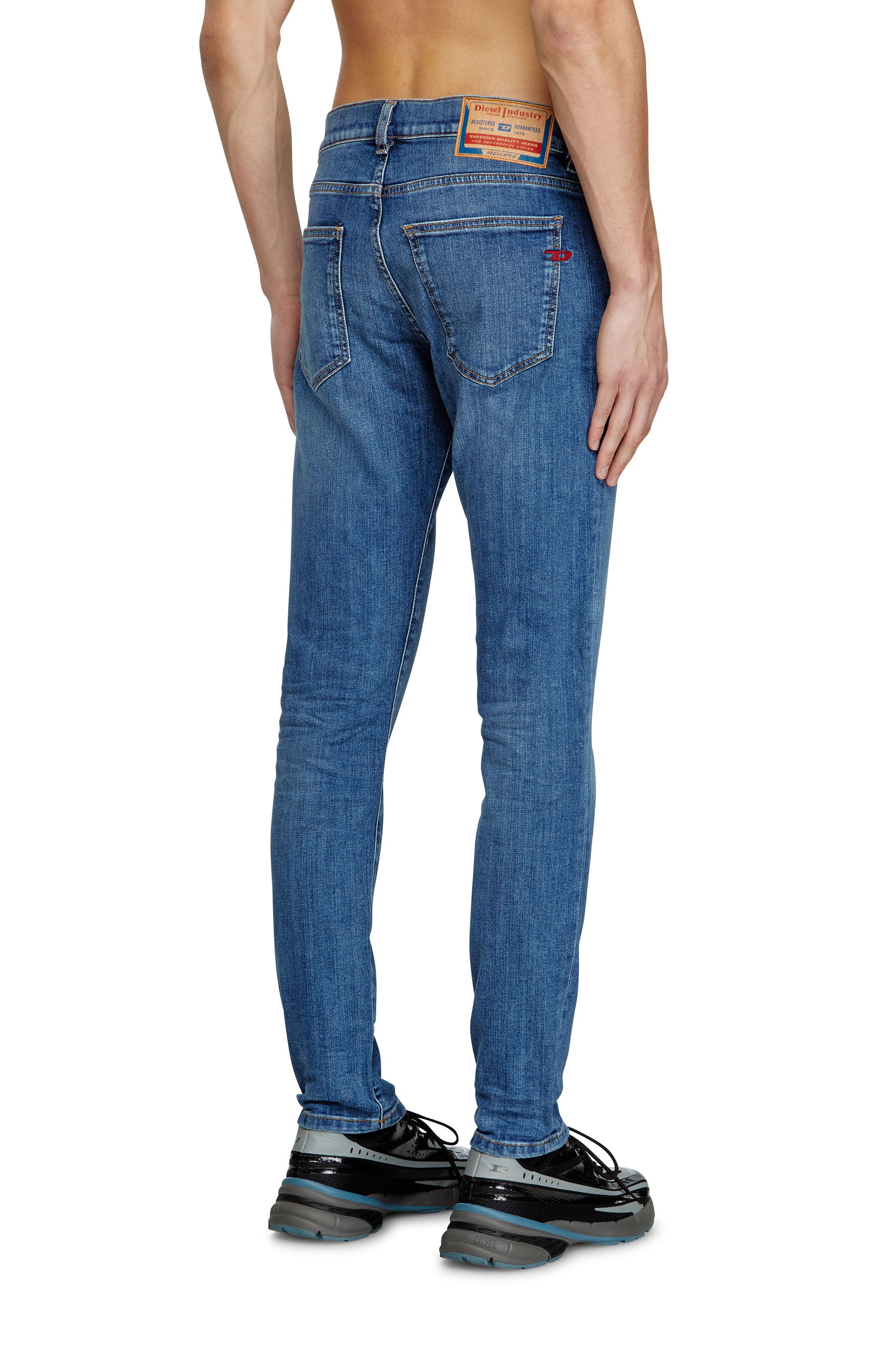 Diesel - Man's Slim Jeans 2019 D-Strukt 0KIAL, Light Blue - 4