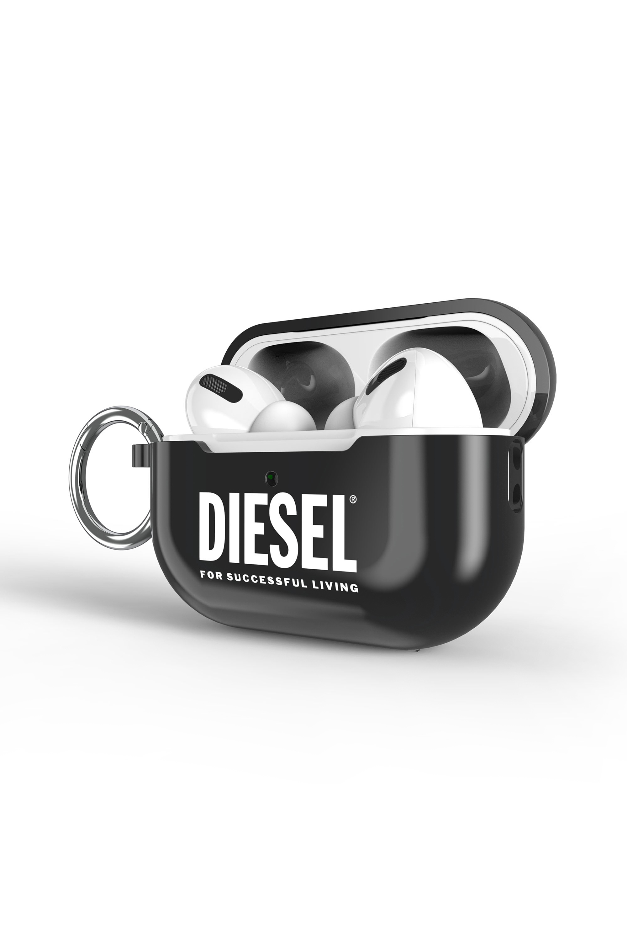 Diesel - 60193 AIRPOD CASE, Unisex's Biscotto Case for Airpods Pro / Pro 2 in Black - 2