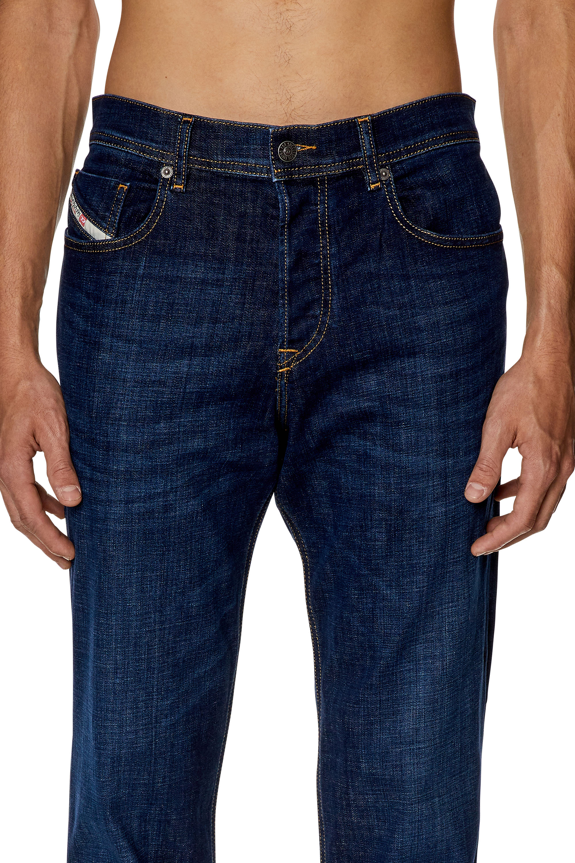 Diesel - Man Tapered Jeans 2023 D-Finitive 09F89, Dark Blue - Image 4