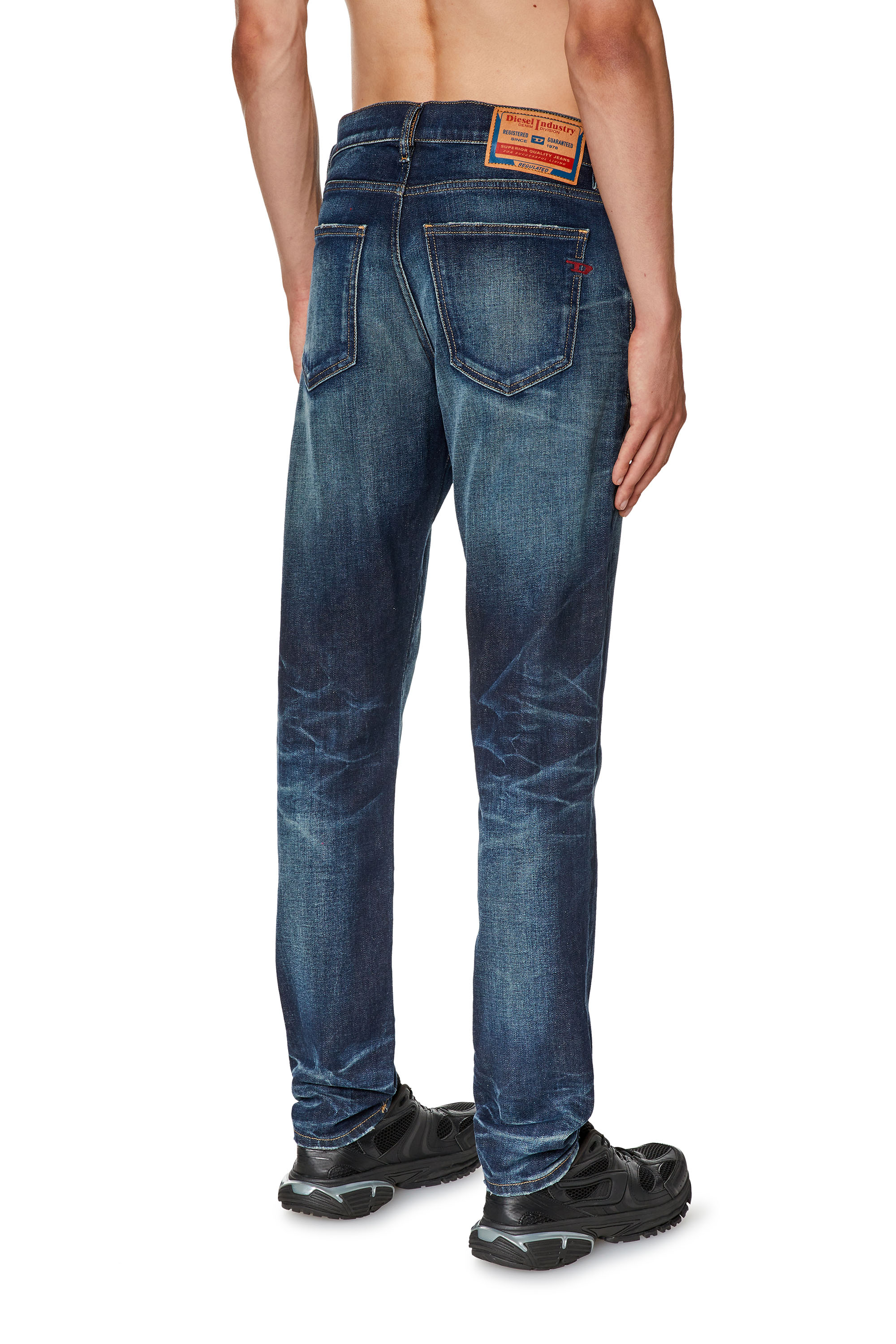 Diesel - Slim Jeans 2019 D-Strukt 09G29, Dark Blue - Image 2