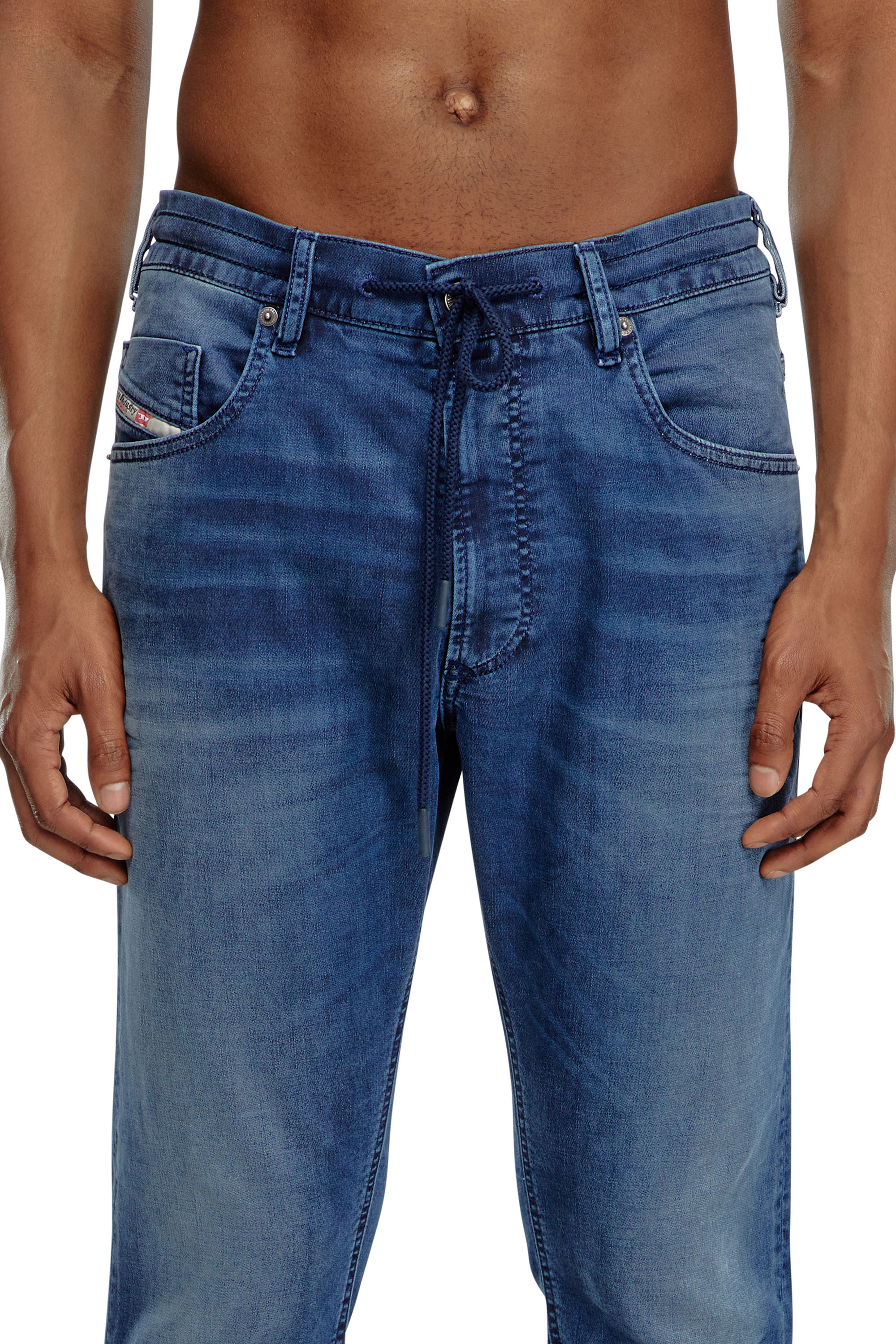 Diesel - Man Tapered 2030 D-Krooley Joggjeans® 068LX, Dark Blue - Image 4