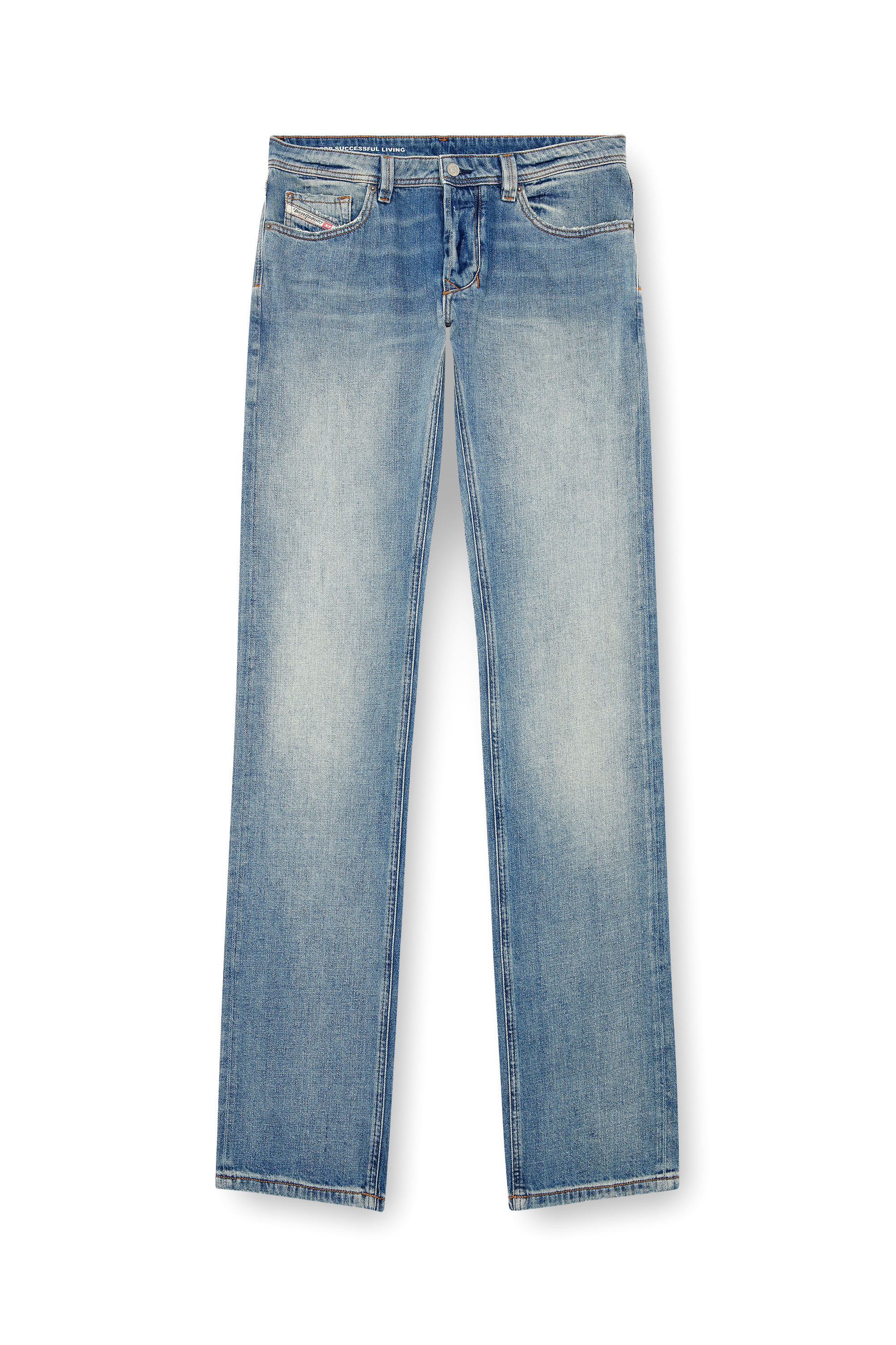 Diesel - Man Straight Jeans 1985 Larkee 0GRDN, Light Blue - Image 3