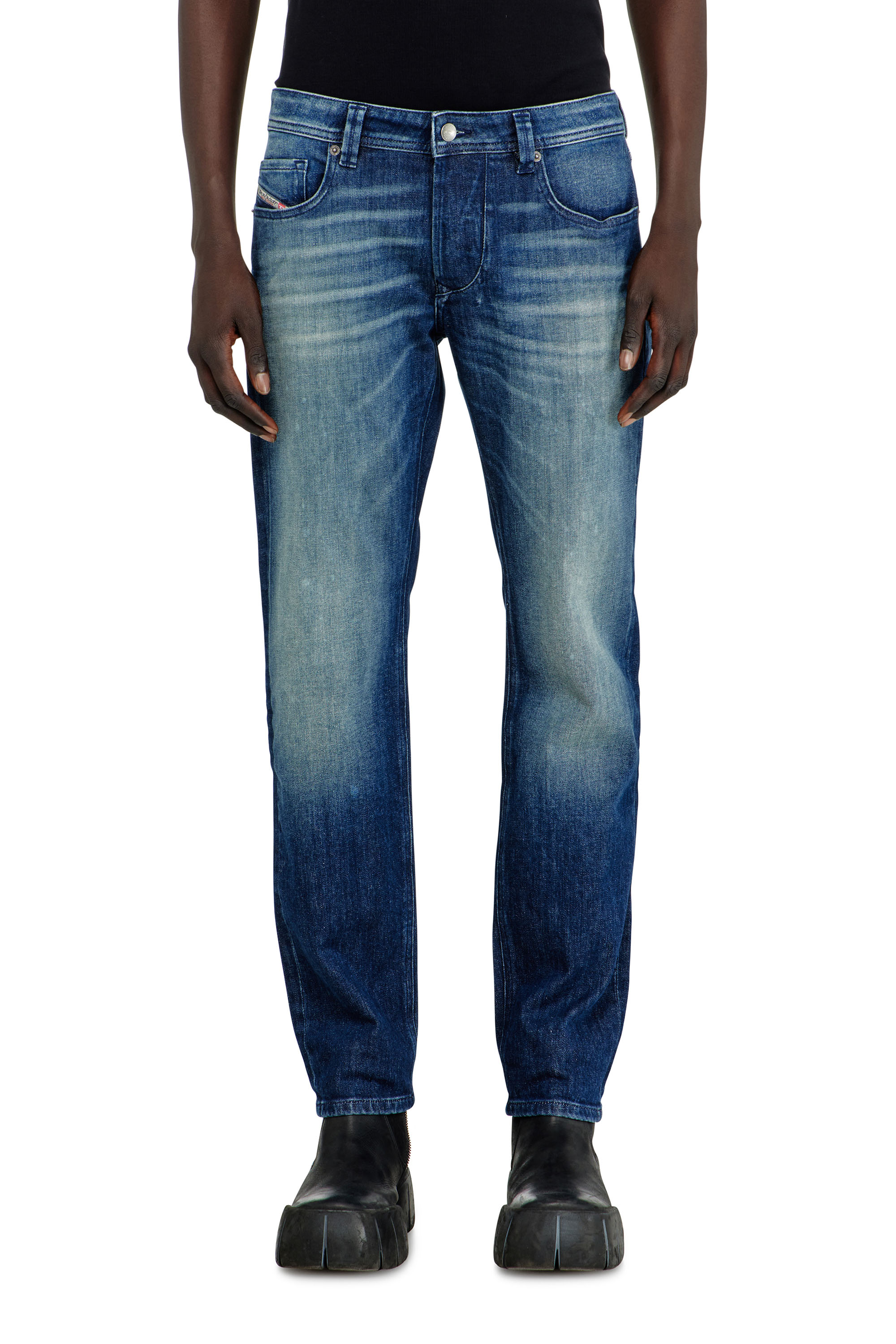 Diesel - Man's Regular Jeans 1986 Larkee-Beex 0KBBR, Dark Blue - 1