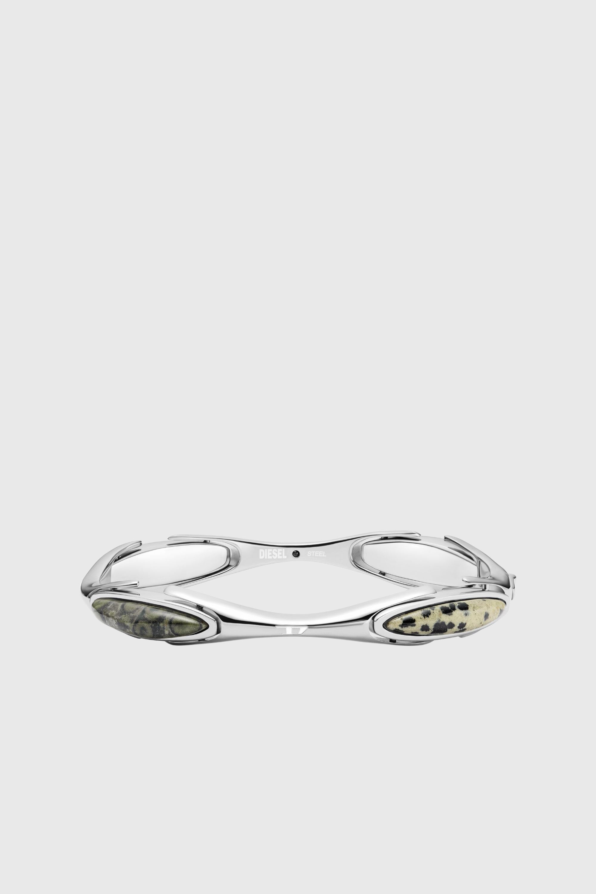 Diesel - DX167840 JEWELLERY, Unisex's Stainless Steel Bangle Bracelet in Silver - 1
