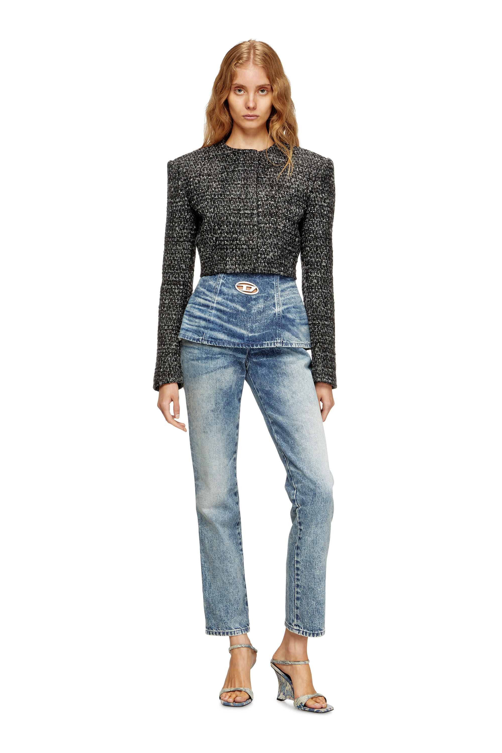 Diesel - Woman's Slim Jeans D-Hourjian 007DA, Light Blue - 2