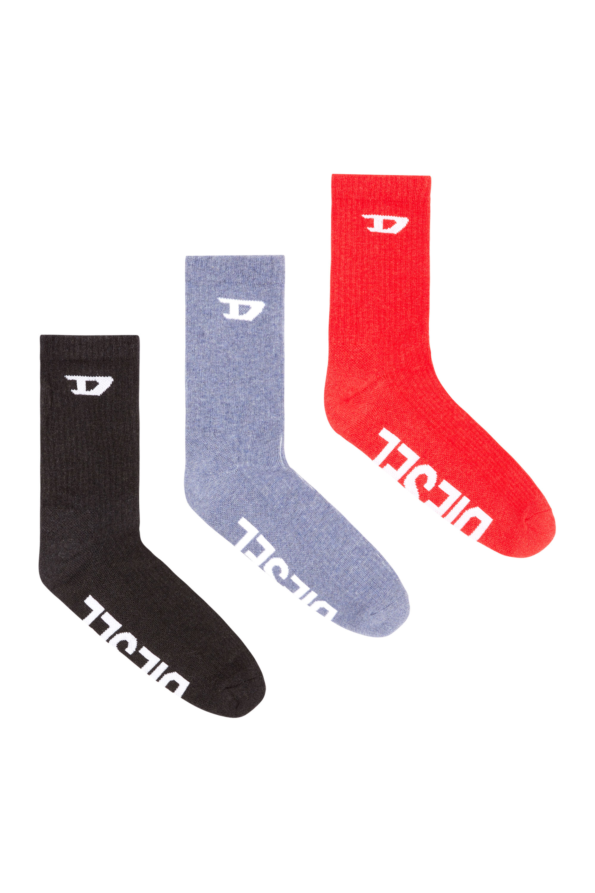 SKM-D-CREW-SPORT-SOCKS, Orange/Blue