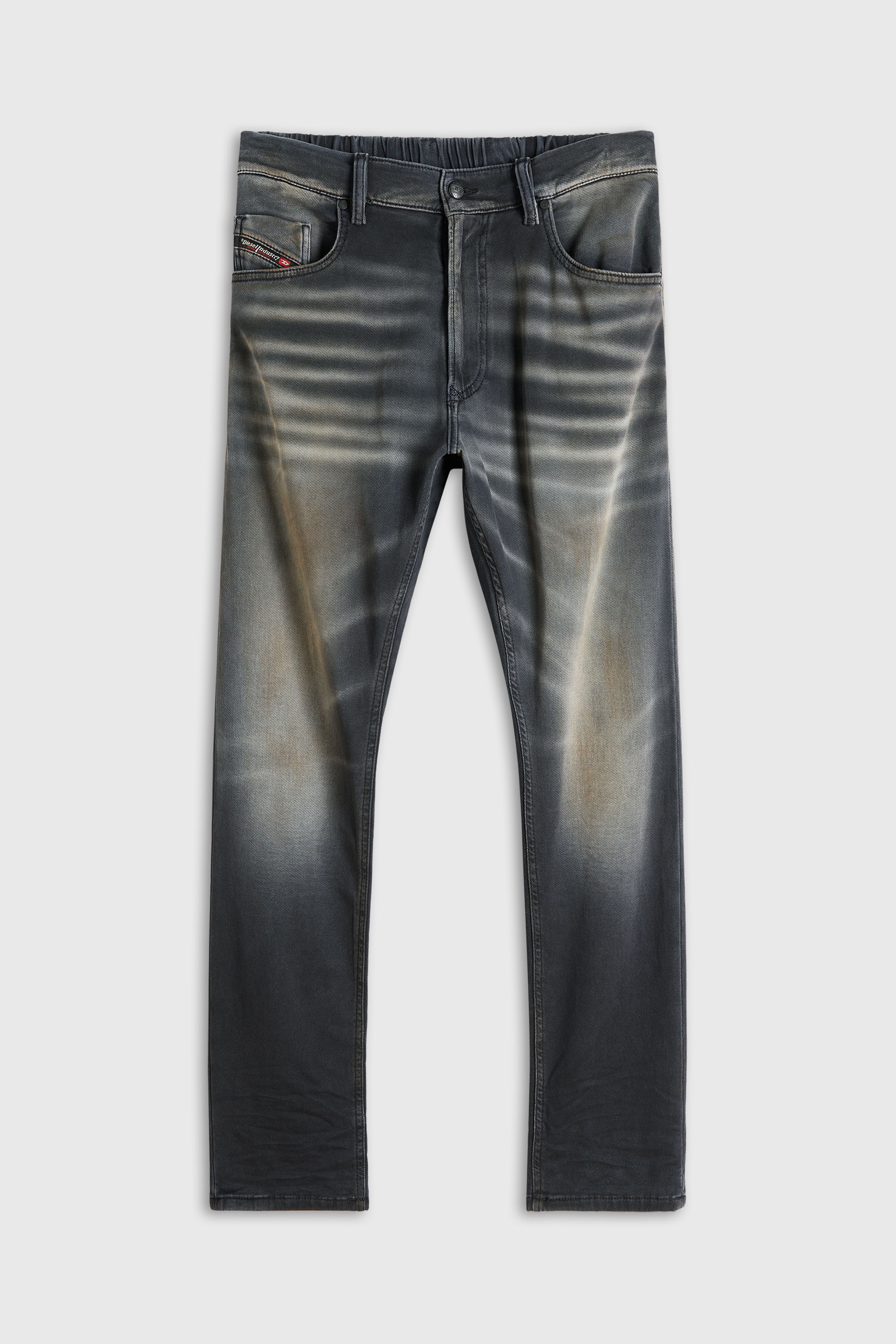 Diesel - Man's Regular 2032 D-Krooley-BW Joggjeans&reg; 068ZQ, Black/Dark grey - 2