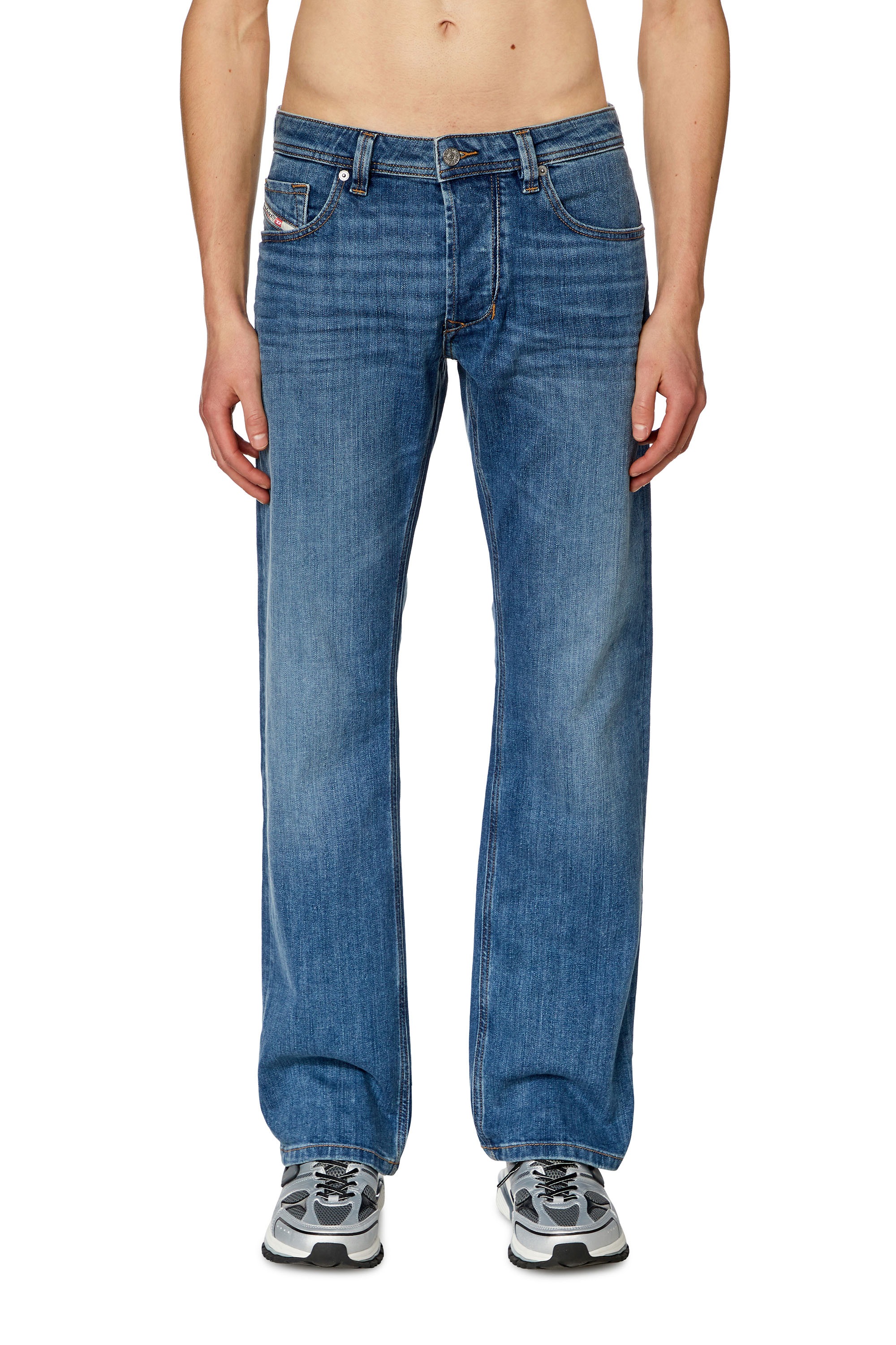 Diesel - Man's Regular Jeans 1985 Larkee 0KIAL, Light Blue - 1