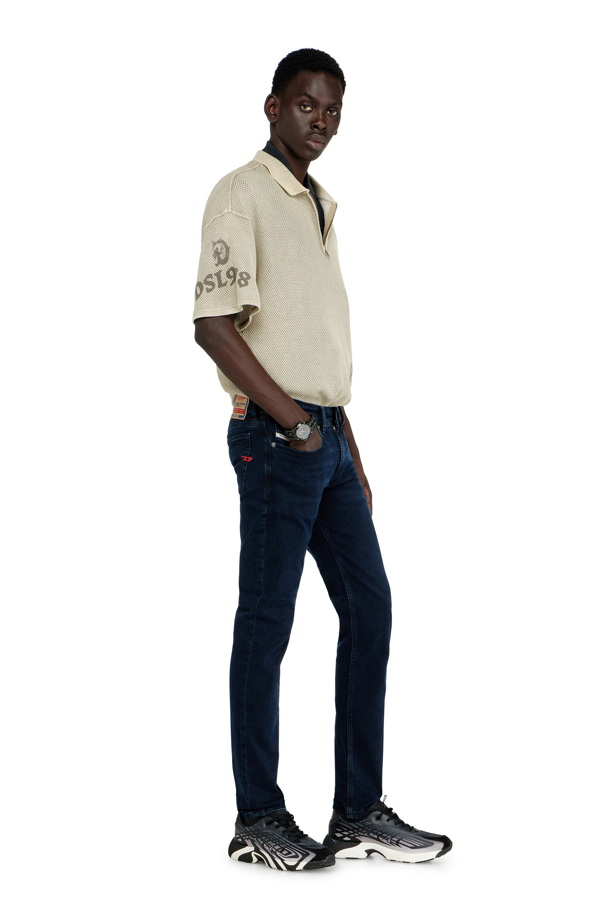 Diesel - Man's Skinny Jeans 1979 Sleenker 0KBBG, Dark Blue - 4