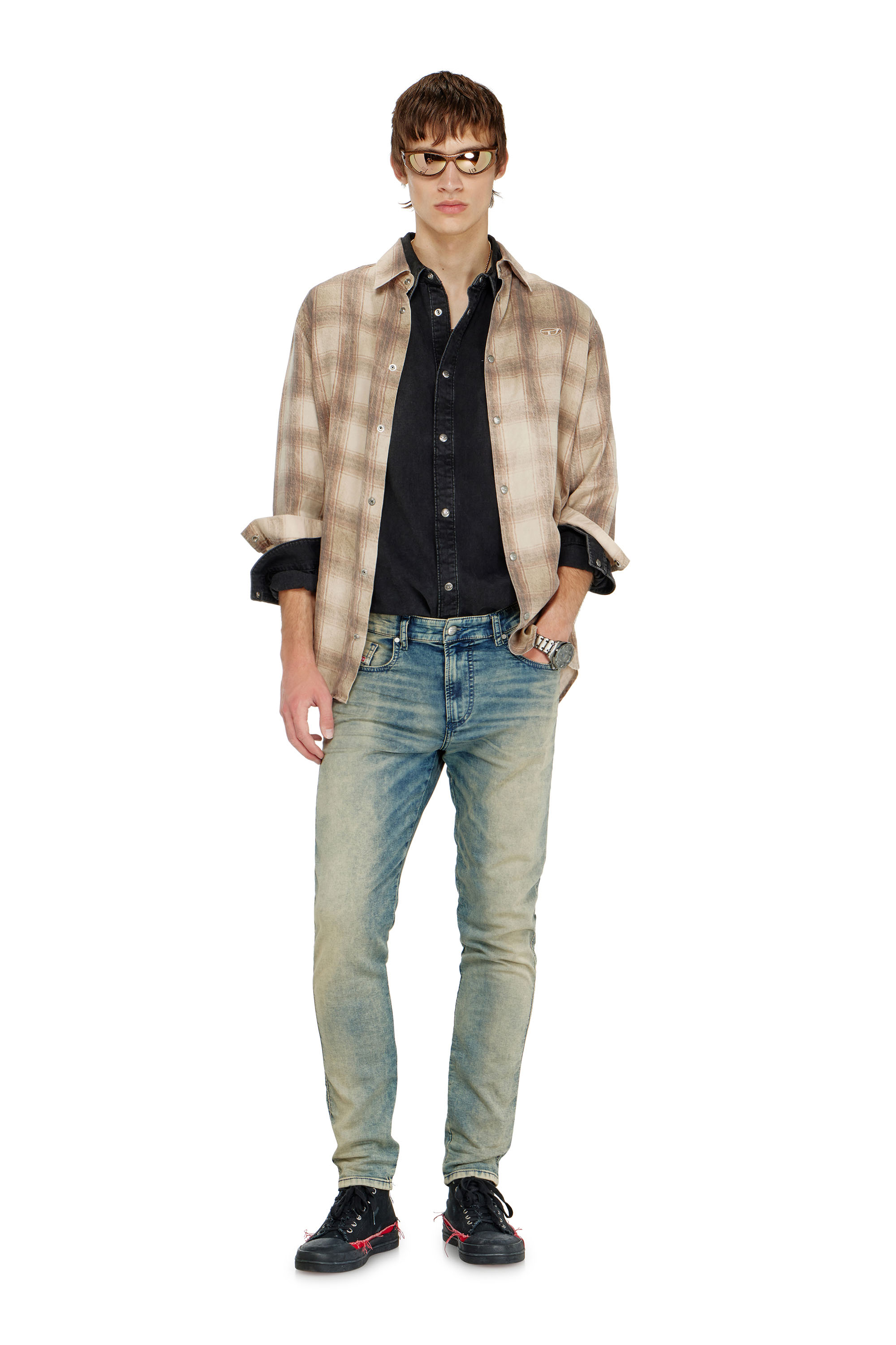Diesel - Man's Slim 2062 D-Strukt Joggjeans&reg; 09P60, Medium blue - 2