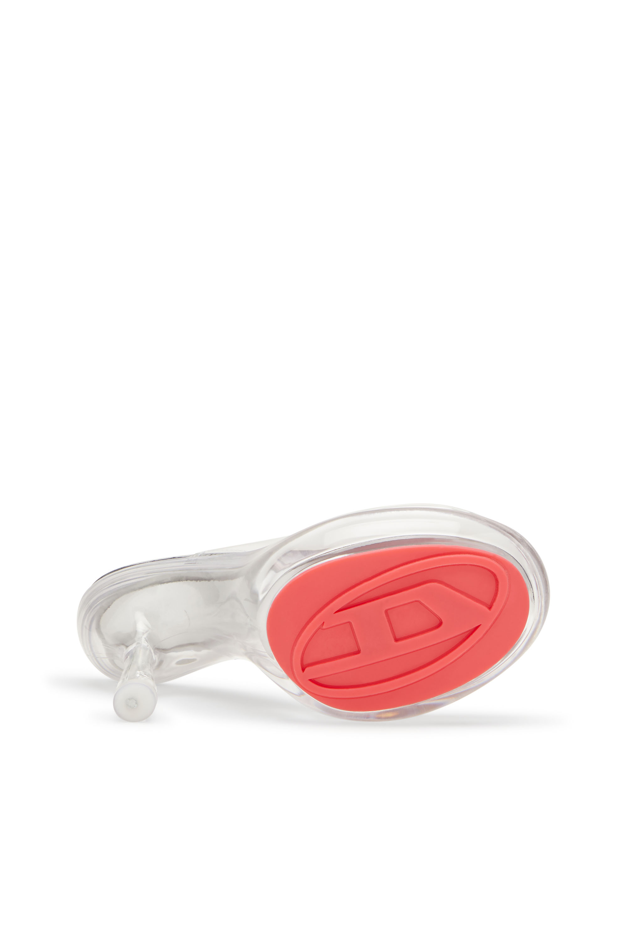 Diesel - D-LAKE PLATFORM SDL, Woman's D-Lake-Platform mules in TPU and acetate in White - 5