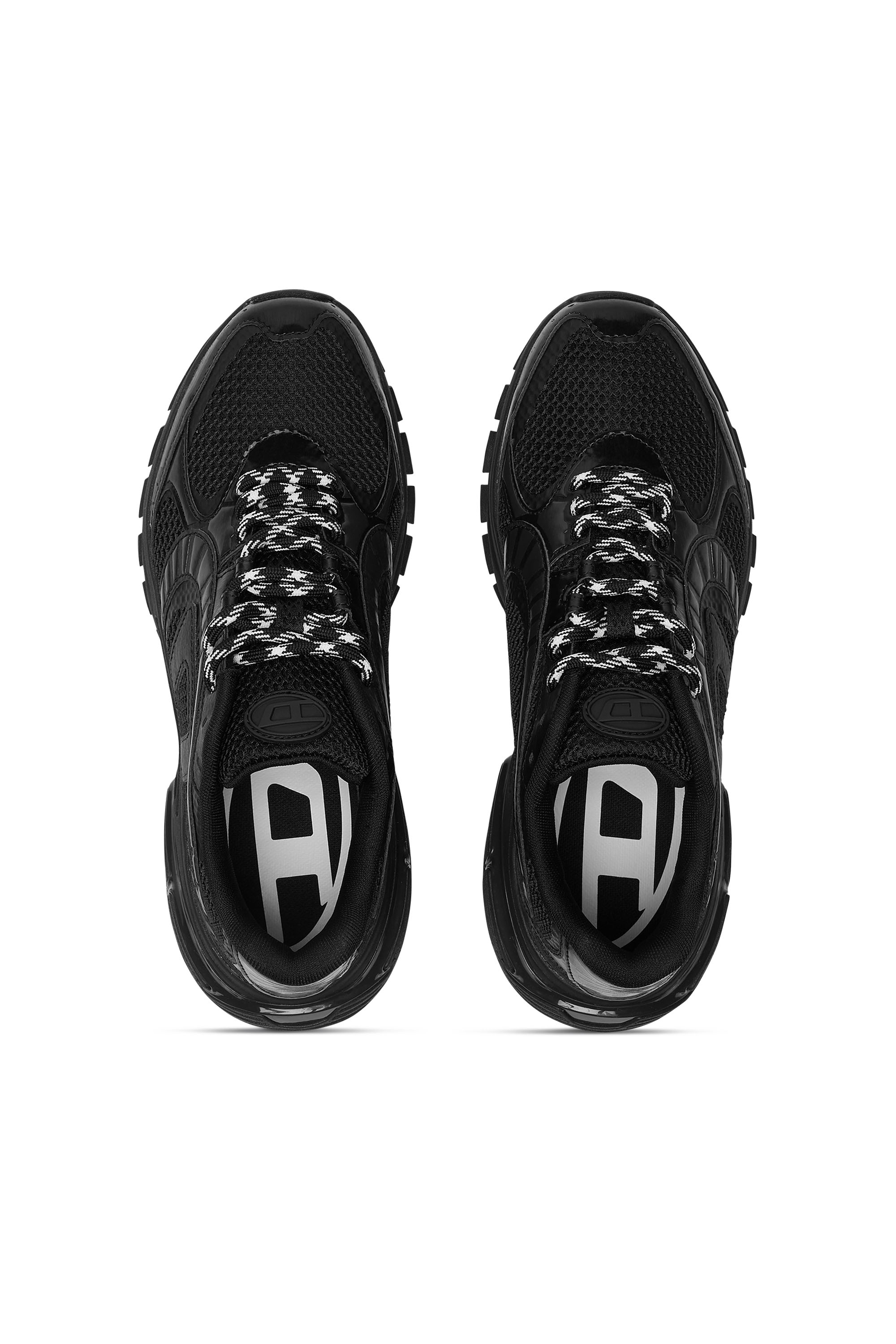 Diesel - S-PRO-V-DENSE LOW, Man's S-Pro-V-Dense-Mesh sneakers with Oval D logo in Black - 5