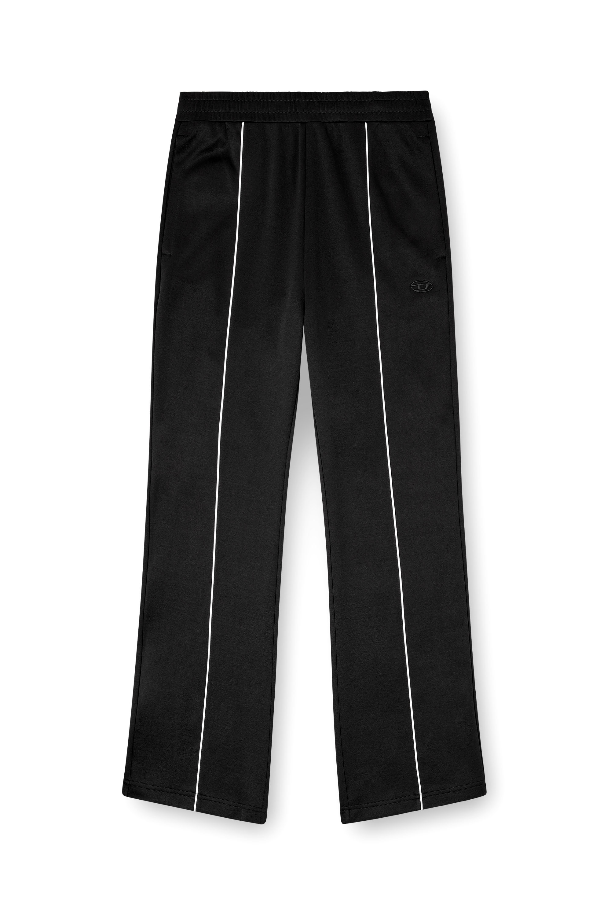 Diesel - P-LOCKING-DO, Man's Track pants with contrast piping in Black - 3