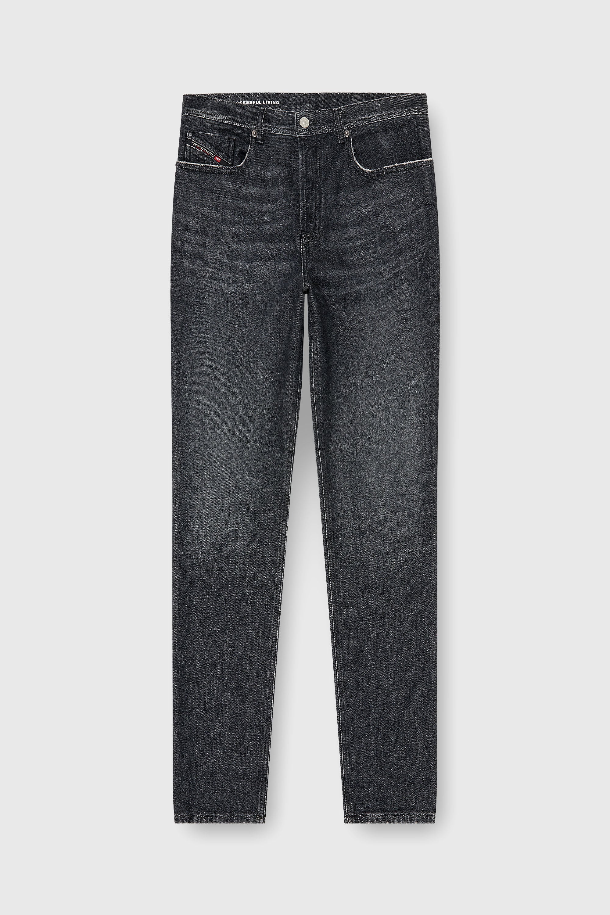 Diesel - Man's Regular Jeans 2023 D-Finitive 09P79, Black/Dark grey - 6