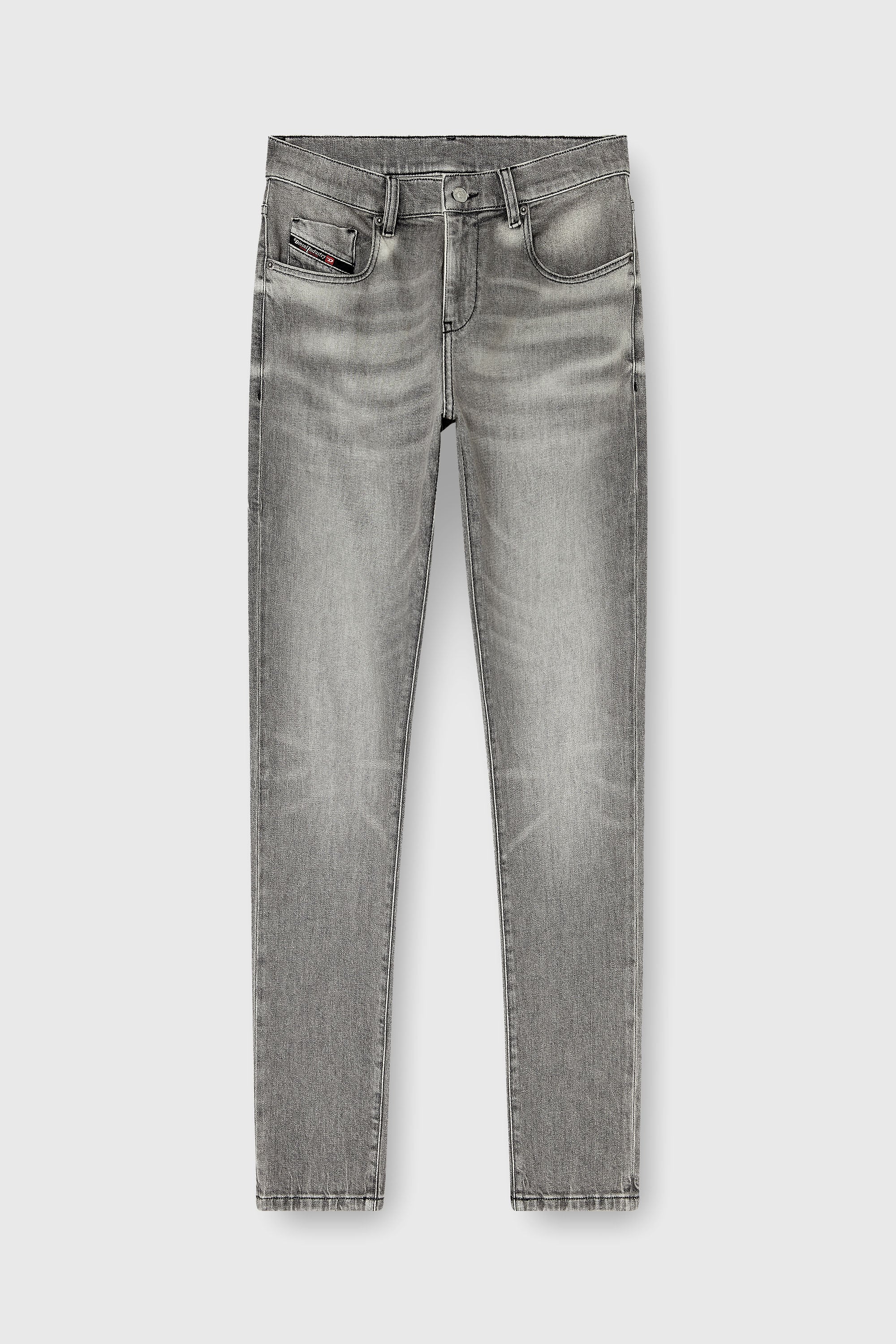 Diesel - Man's Slim Jeans 2019 D-Strukt 0KBBL, Light Grey - 2