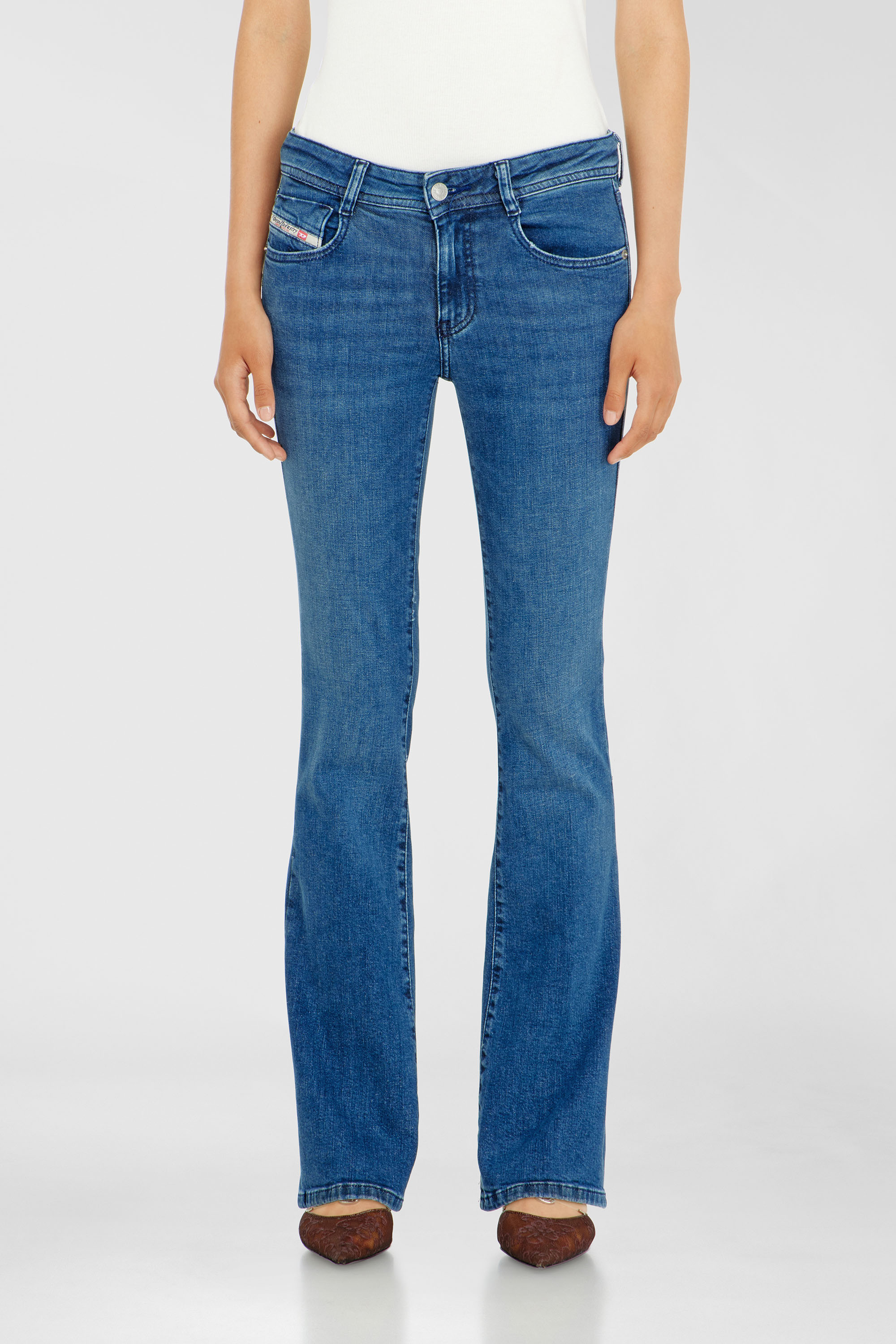 Diesel - Woman's Bootcut Jeans 1969 D-Ebbey 0ADBB, Medium blue - 1