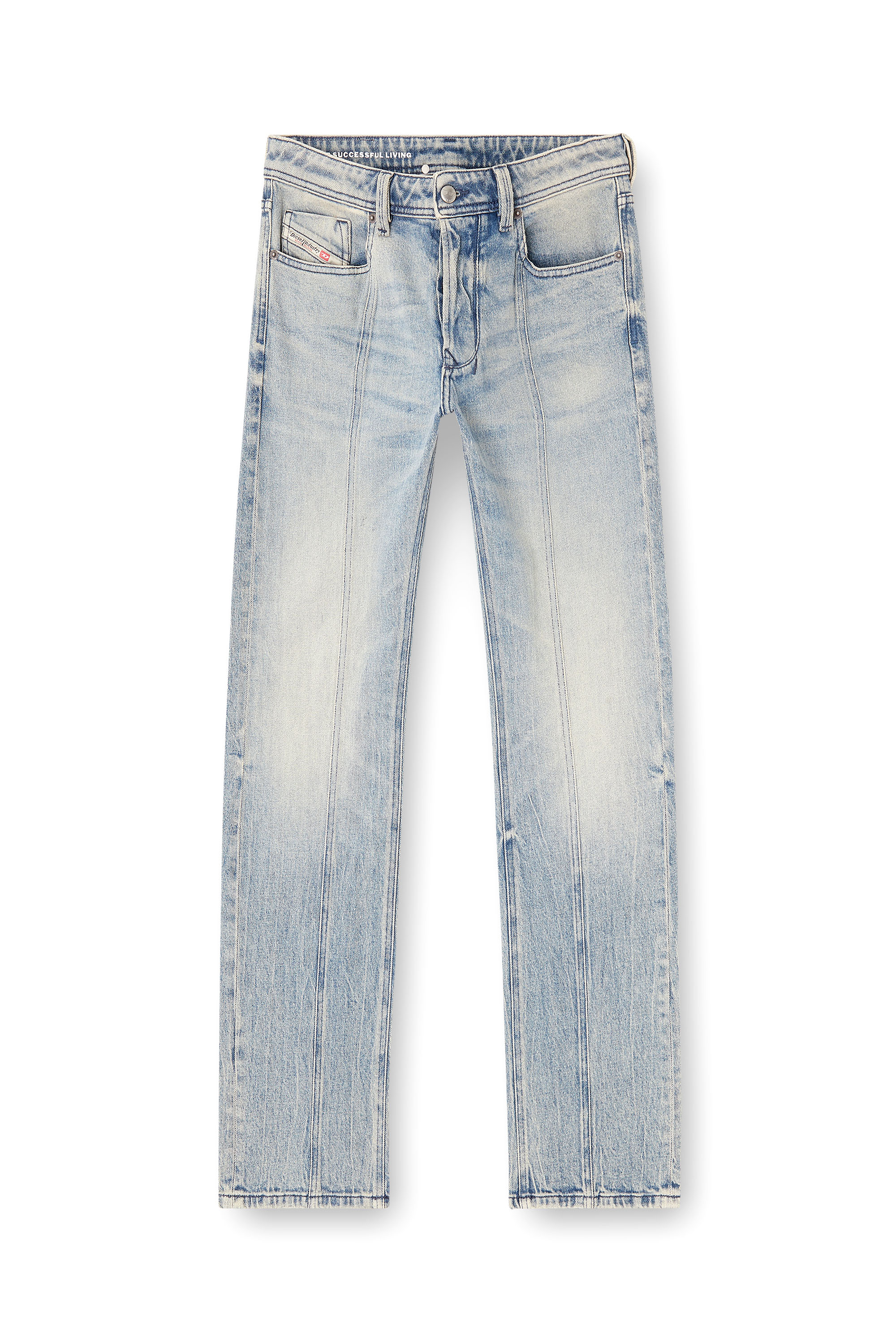 Diesel - Man's Regular Jeans 1985 Larkee 09N55, Light Blue - 3