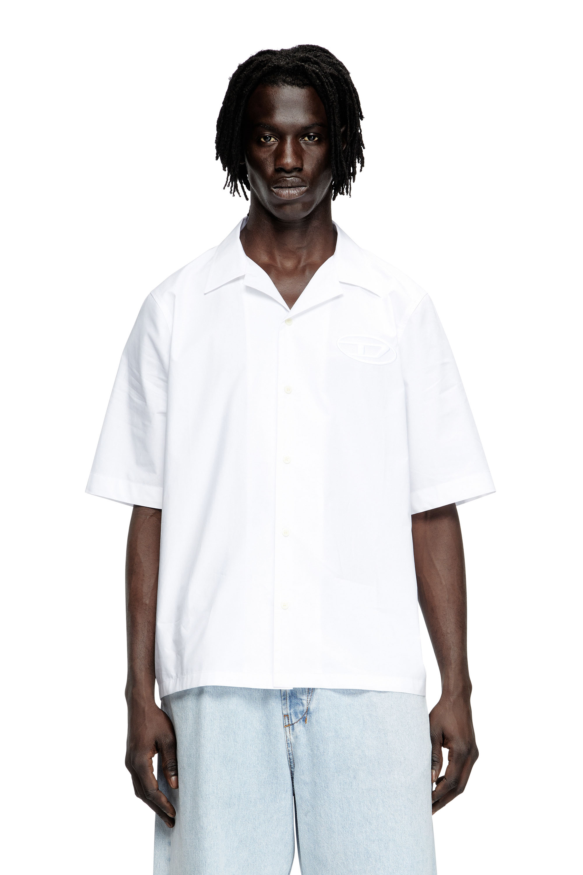 Diesel - S-MAC-PCAL, Man's Bowling shirt with Oval D in null - 1