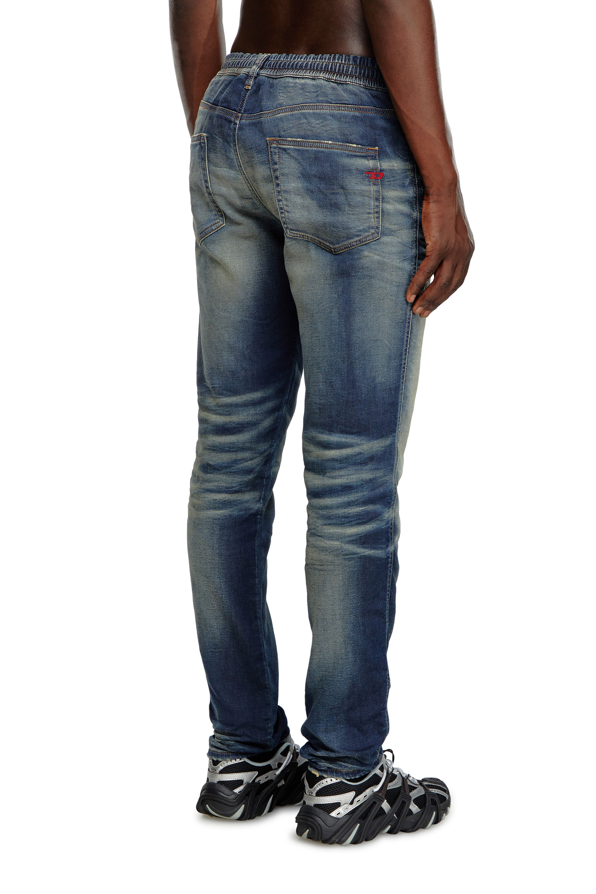 Diesel - Man Slim 2060 D-Strukt Joggjeans® 068MH, Dark Blue - Image 3