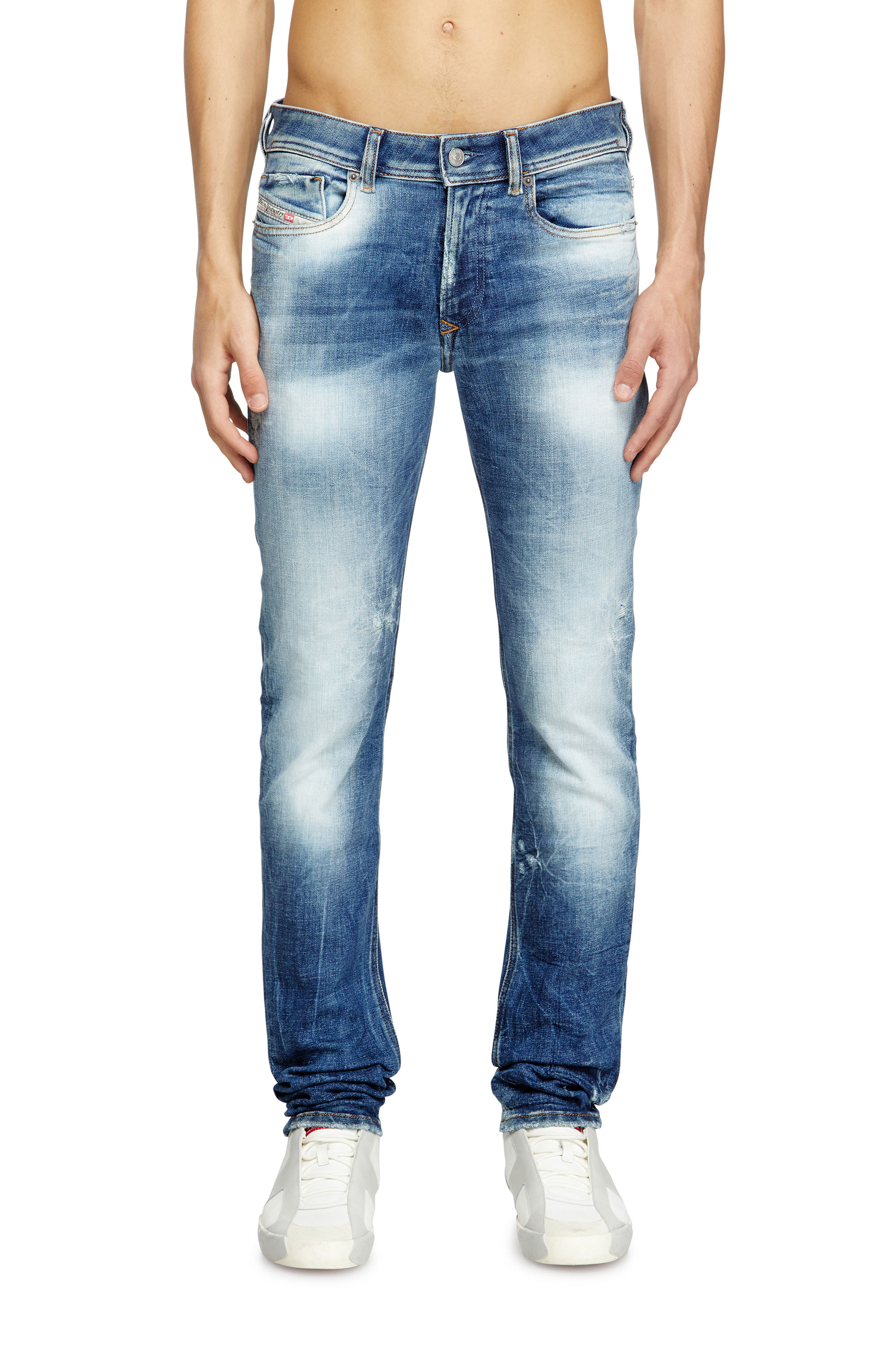 Diesel - Man's Skinny Jeans 1979 Sleenker 09M27, Dark Blue - 3