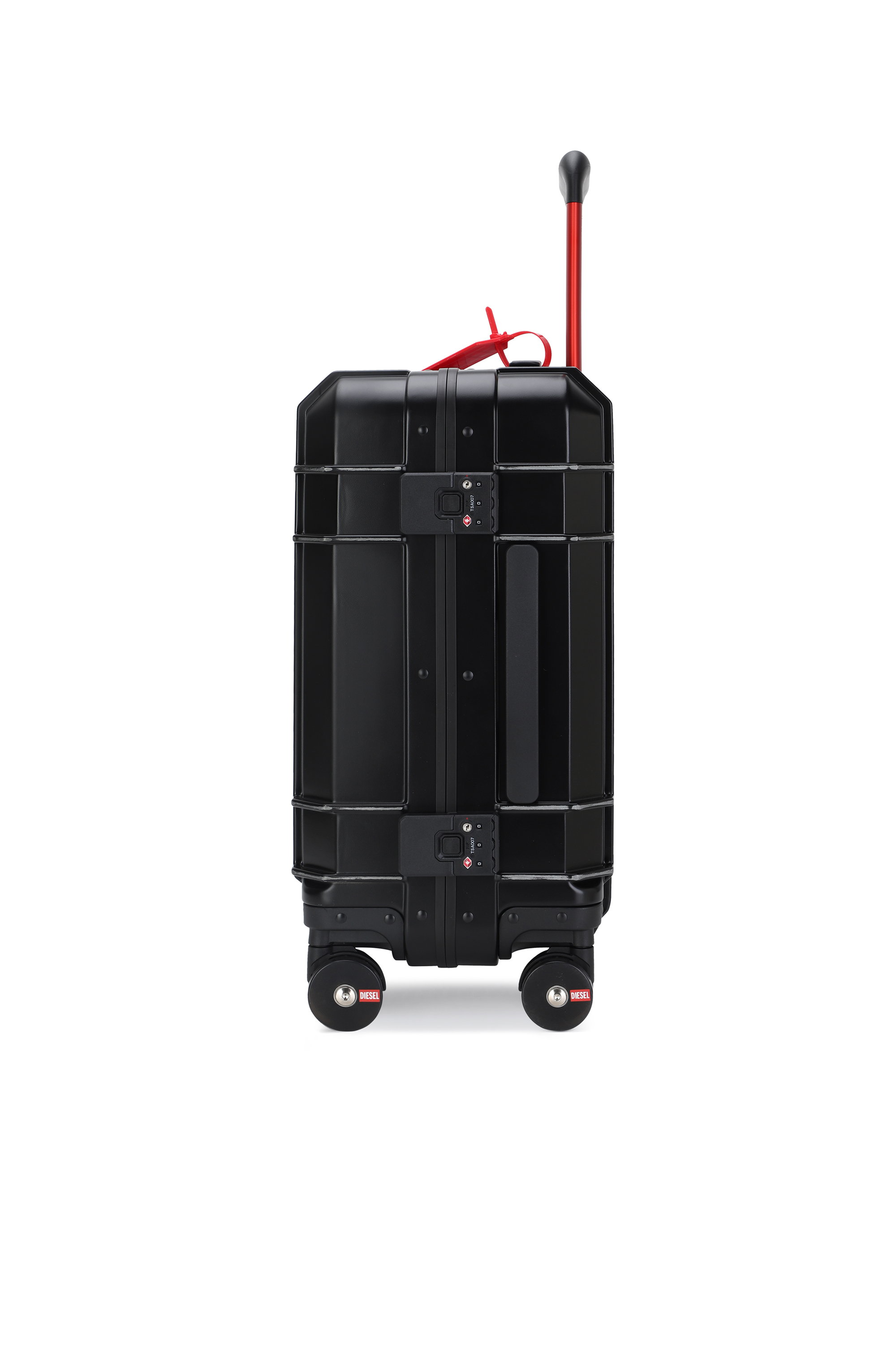 Diesel - DIESEL PC STRONG IMAGE TROLLEY- DSL003, Unisex's Rugged carry‑on suitcase 20" in Black - 3
