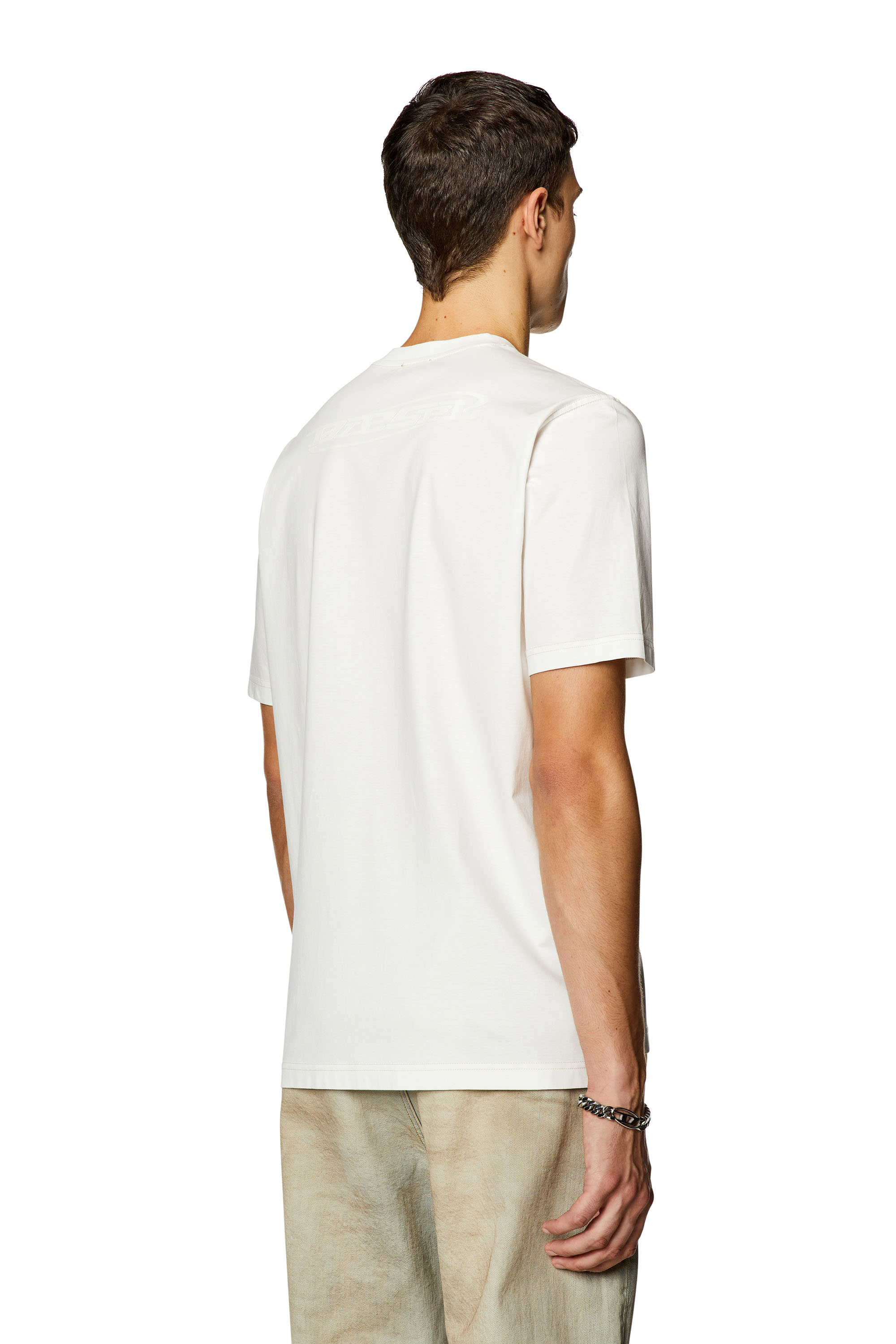 Diesel - T-MUST-SLITS-N, White - Image 3