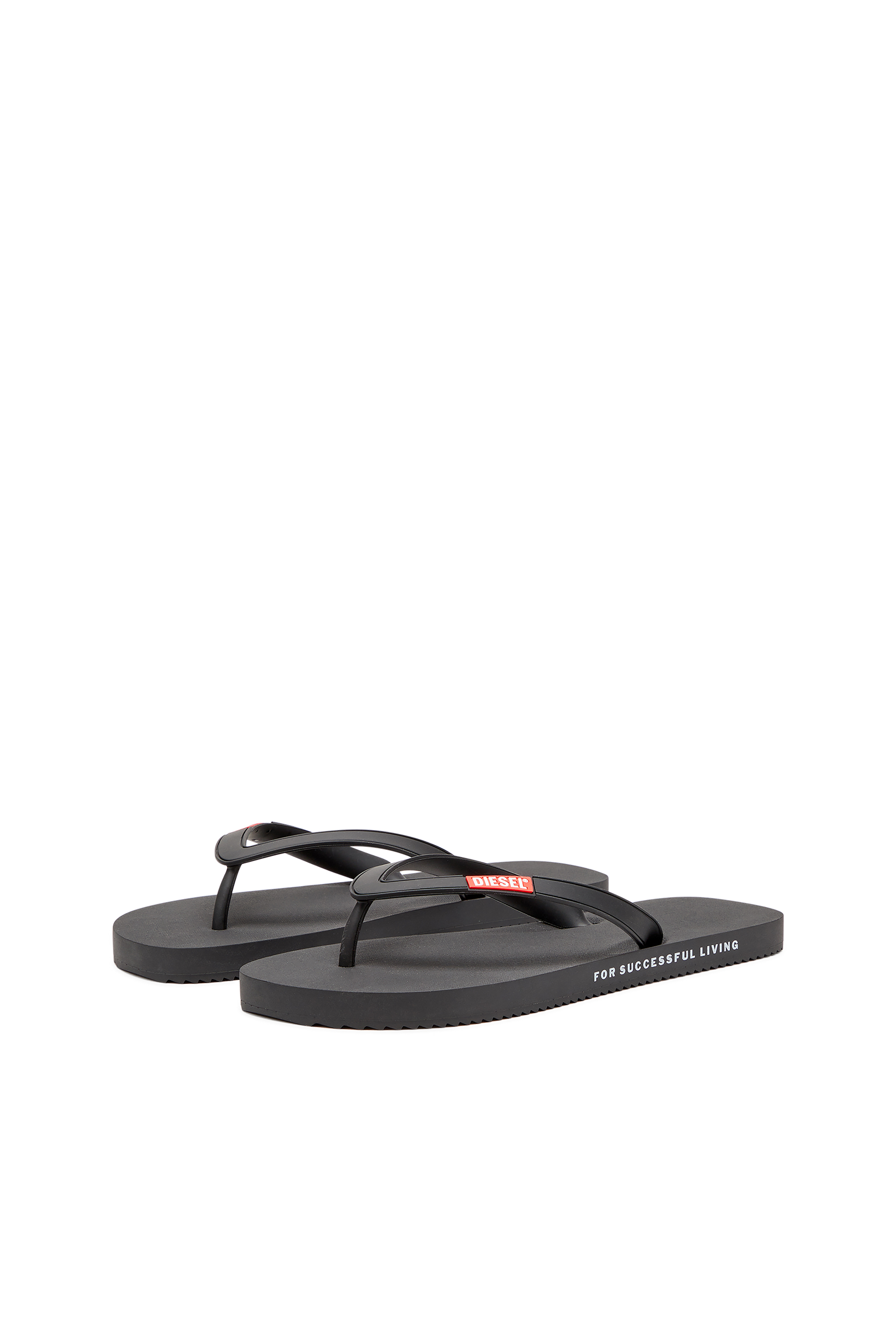 Diesel - SA-RIO, Man's Rubber flip-flops in Black - 8