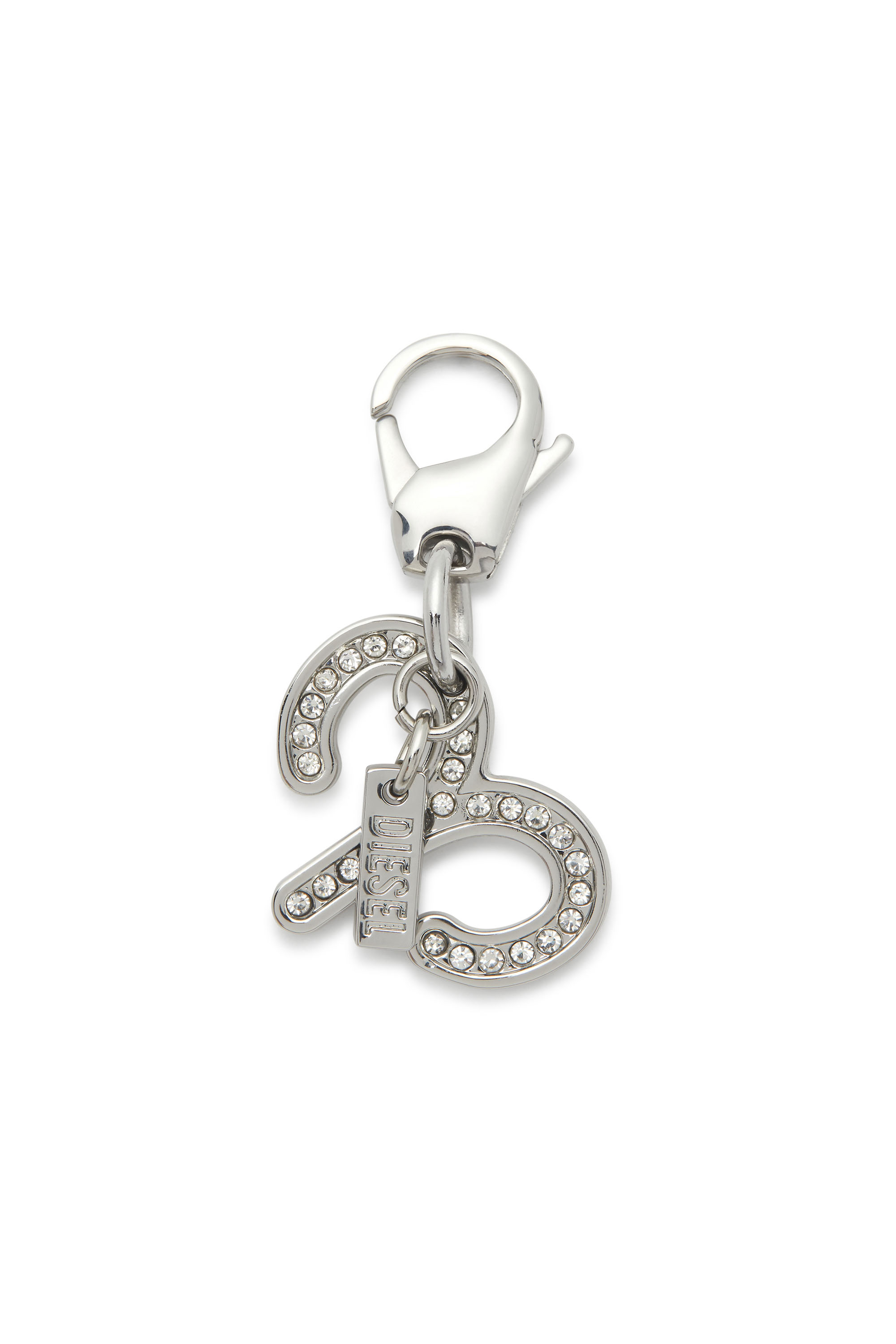 Diesel - CHARM ARIES, Unisex's Aries metal charm with rhinestone details in Silver - 1