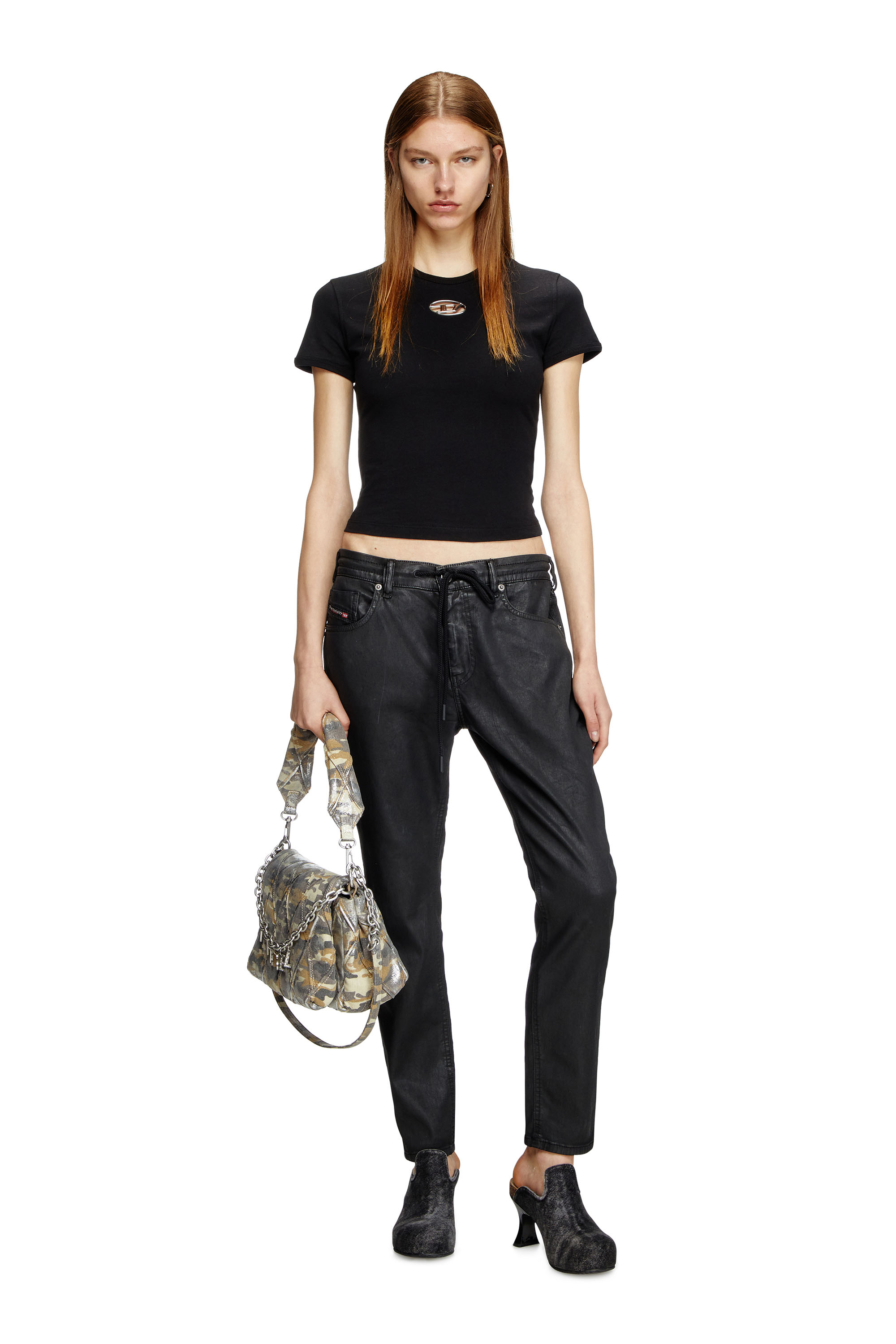 Diesel - Woman's Regular 2031 D-Krailey Joggjeans&reg; 068PX, Black/Dark grey - 1