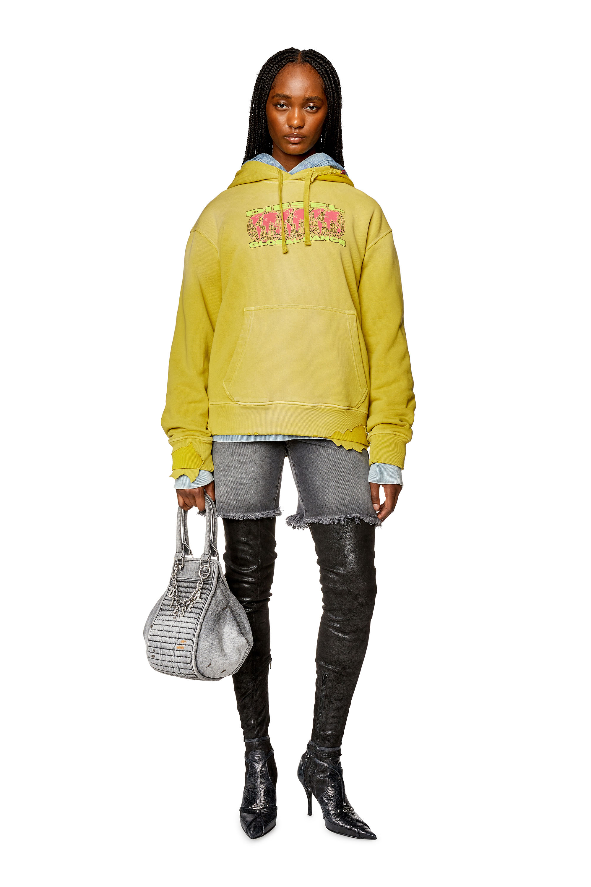 Diesel - F-MAXINNE-HOOD-DOB, Yellow - Image 2