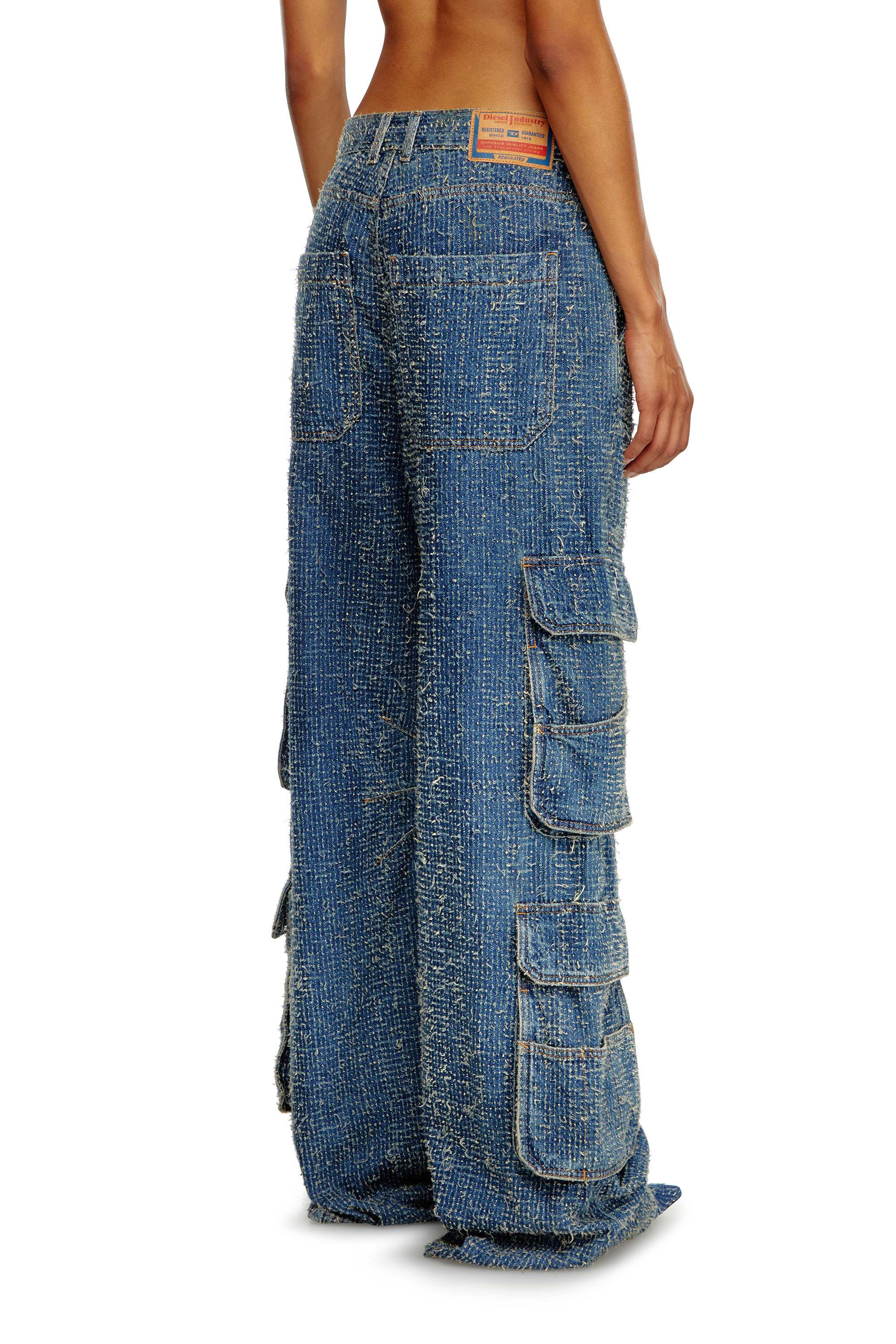 Diesel - Woman Straight Jeans 1996 D-Sire 0PGAH, Medium blue - Image 2