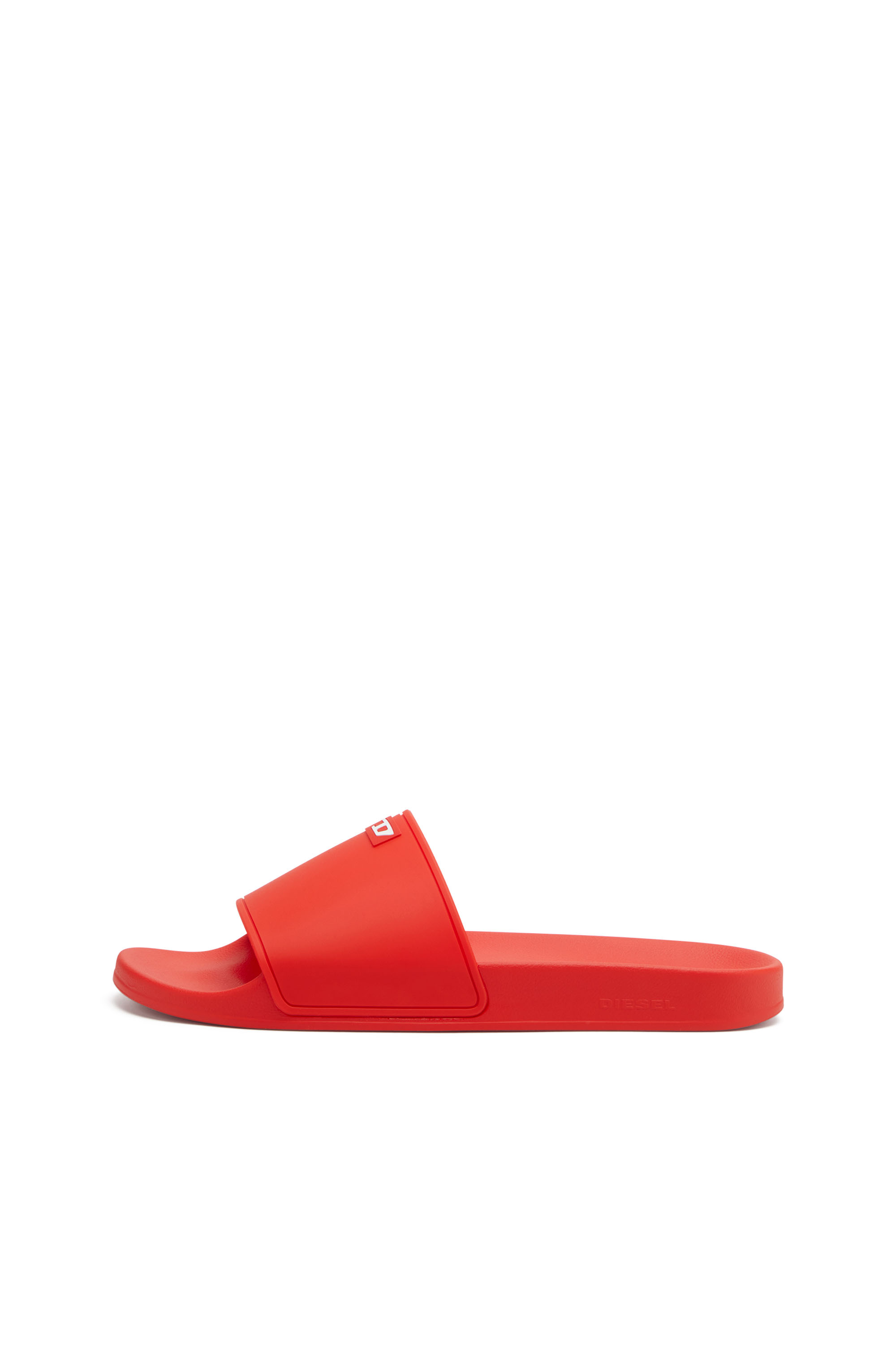 Diesel - SA-SWIM, Man's Sa-Swim-Rubber pool slides with D logo in Red - 7