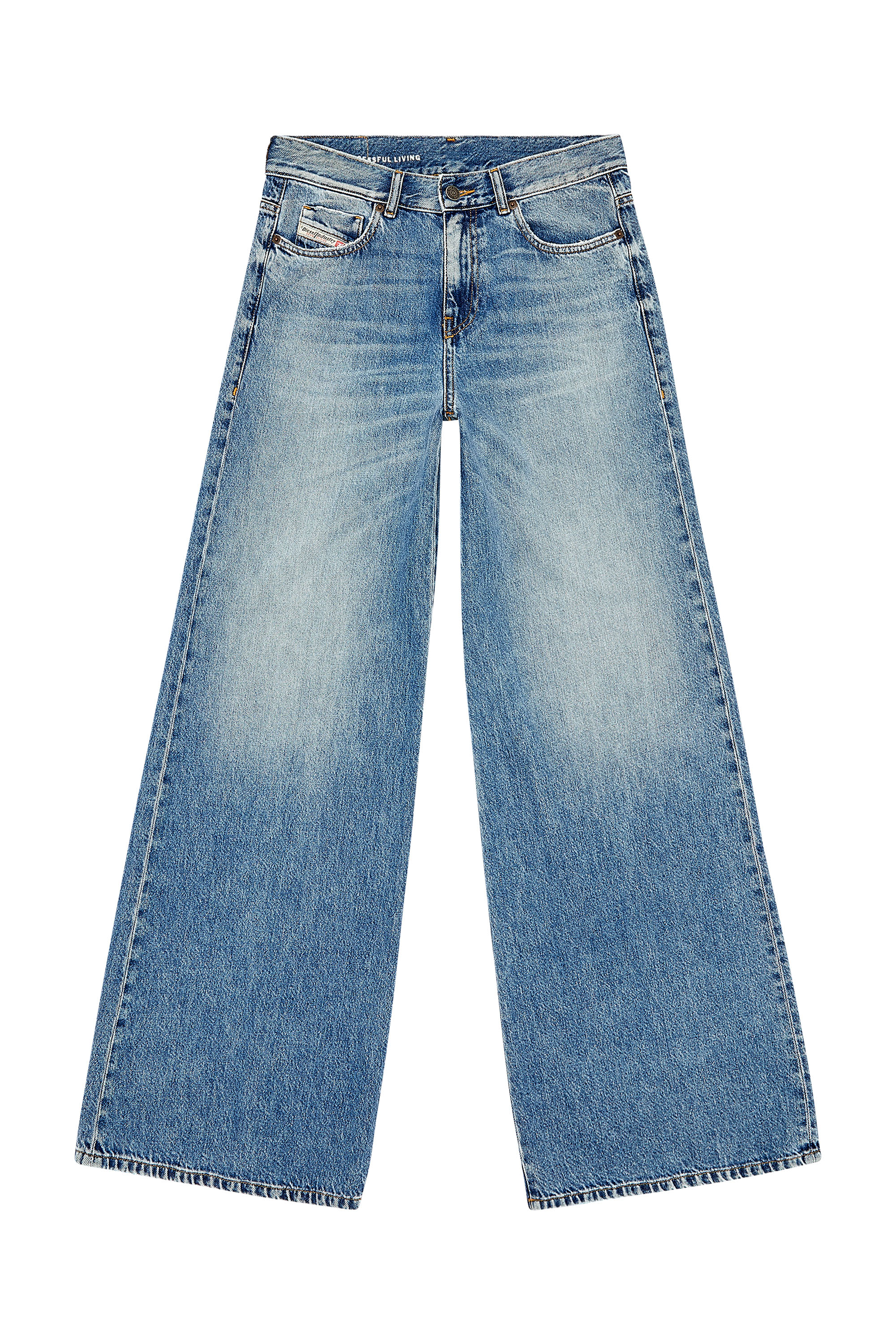 Diesel - Bootcut and Flare Jeans 1978 D-Akemi 09H95, Medium blue - Image 5