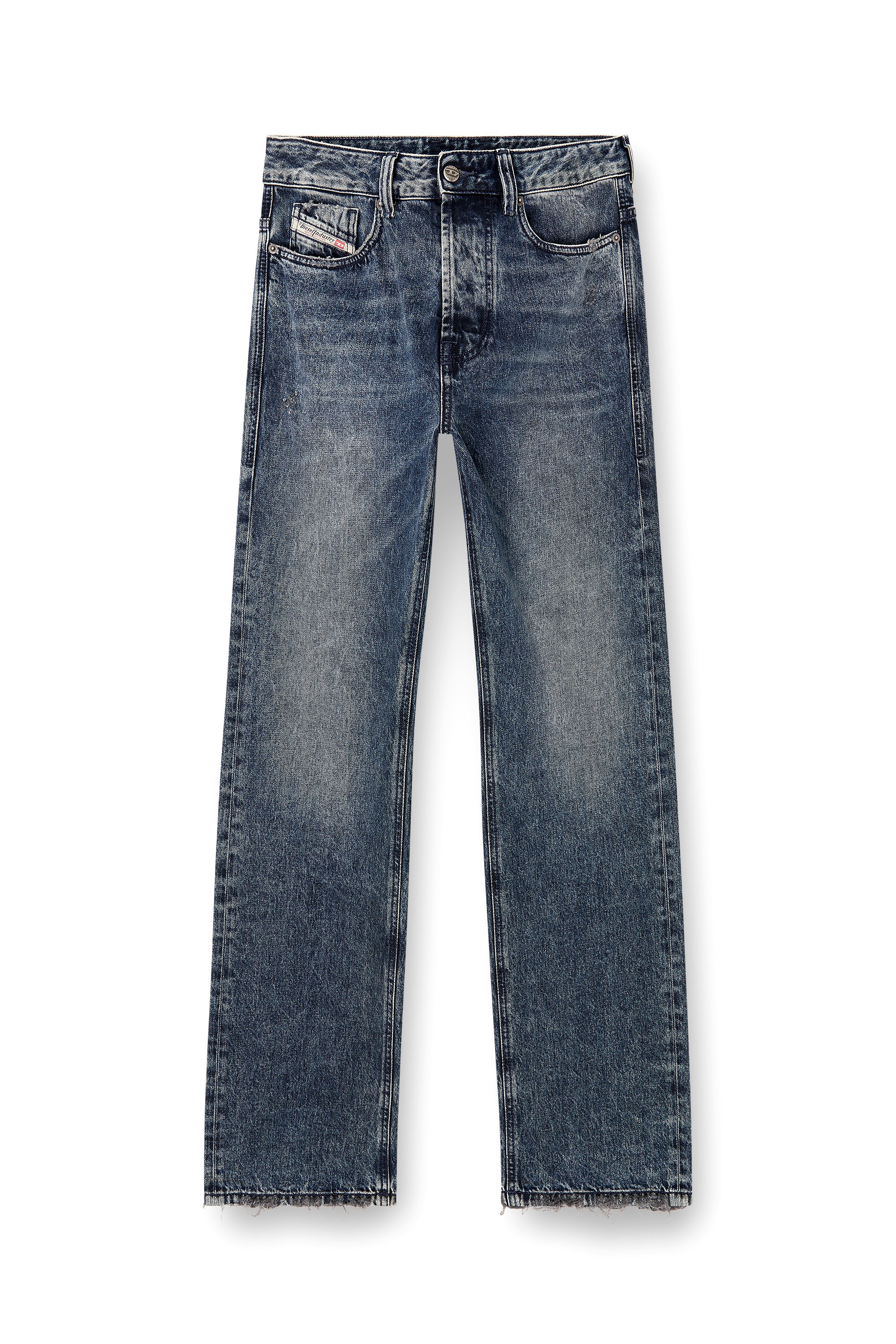 Diesel - Man's Relaxed Jeans 1980 D-Eeper 09N68, Dark Blue - 3